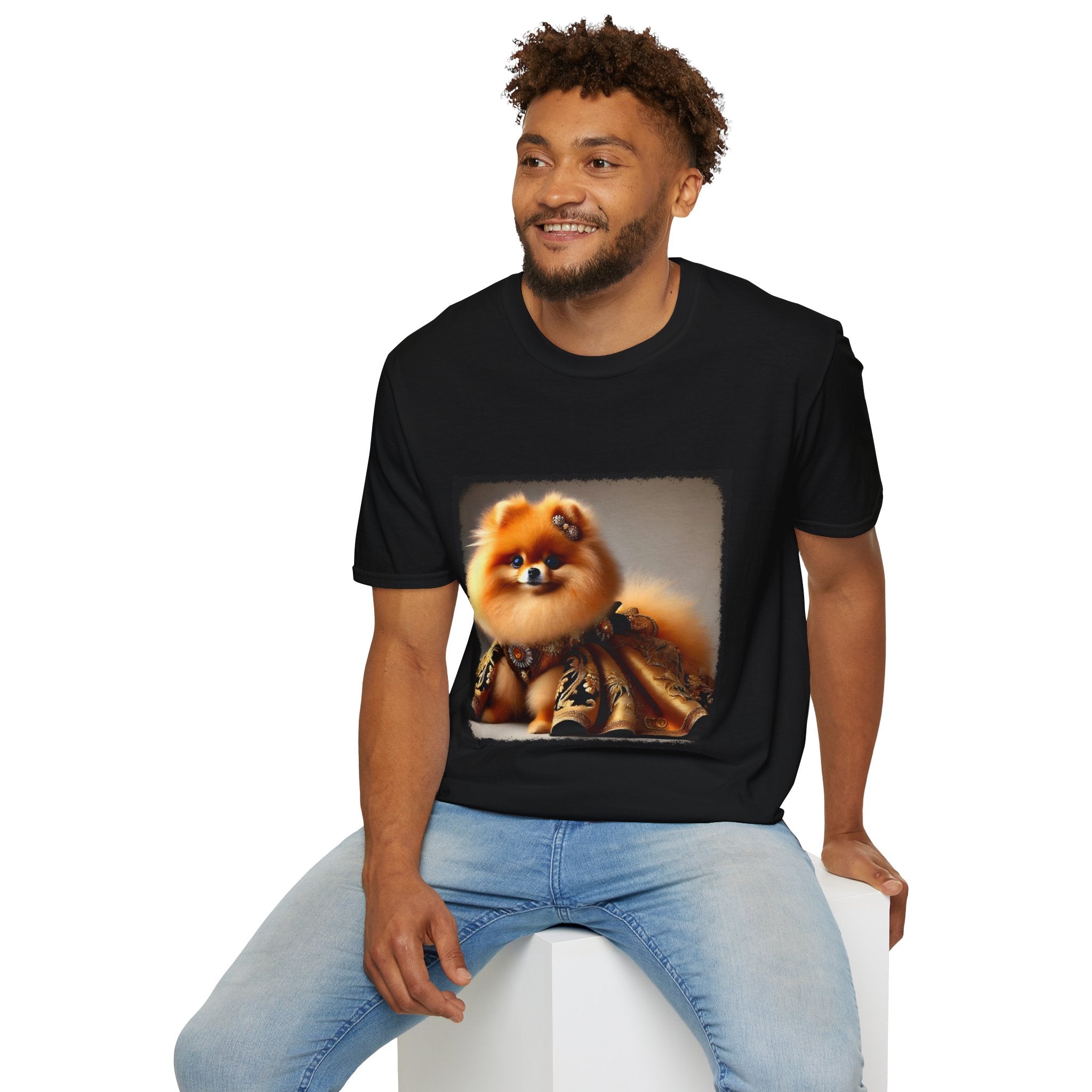 Pomeranian Golden Gal | Unisex Dog T-Shirt