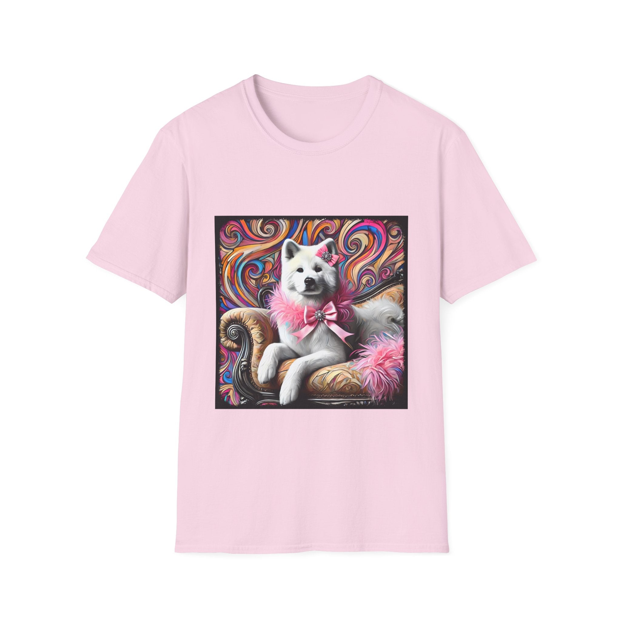 Akita Shirt | Pink Sass Swirl Dog Lover Tee