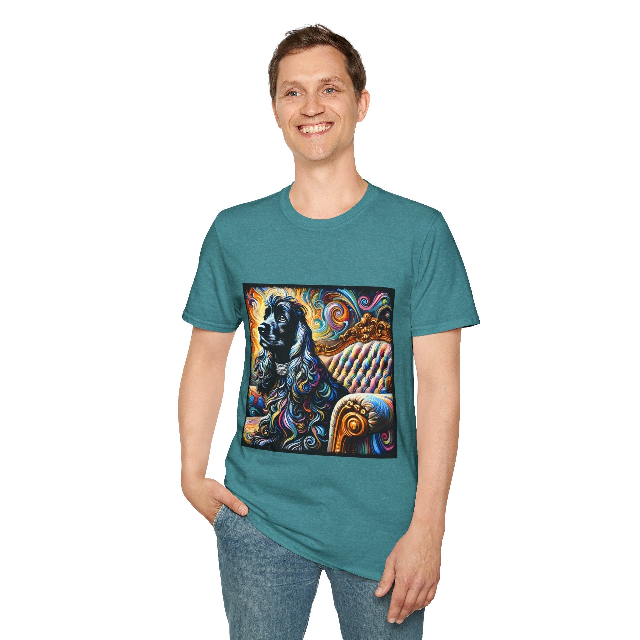 Cocker Spaniel Bold Swirl | Unisex Dog T-Shirt