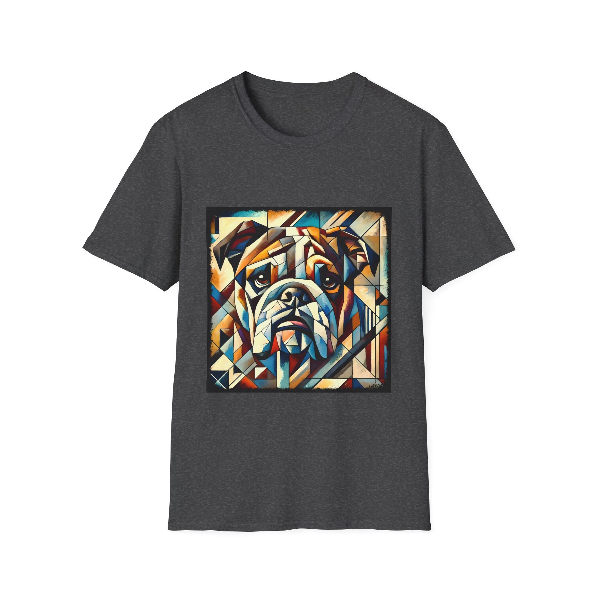 Bulldog Warm Geometric | Unisex Dog T-Shirt