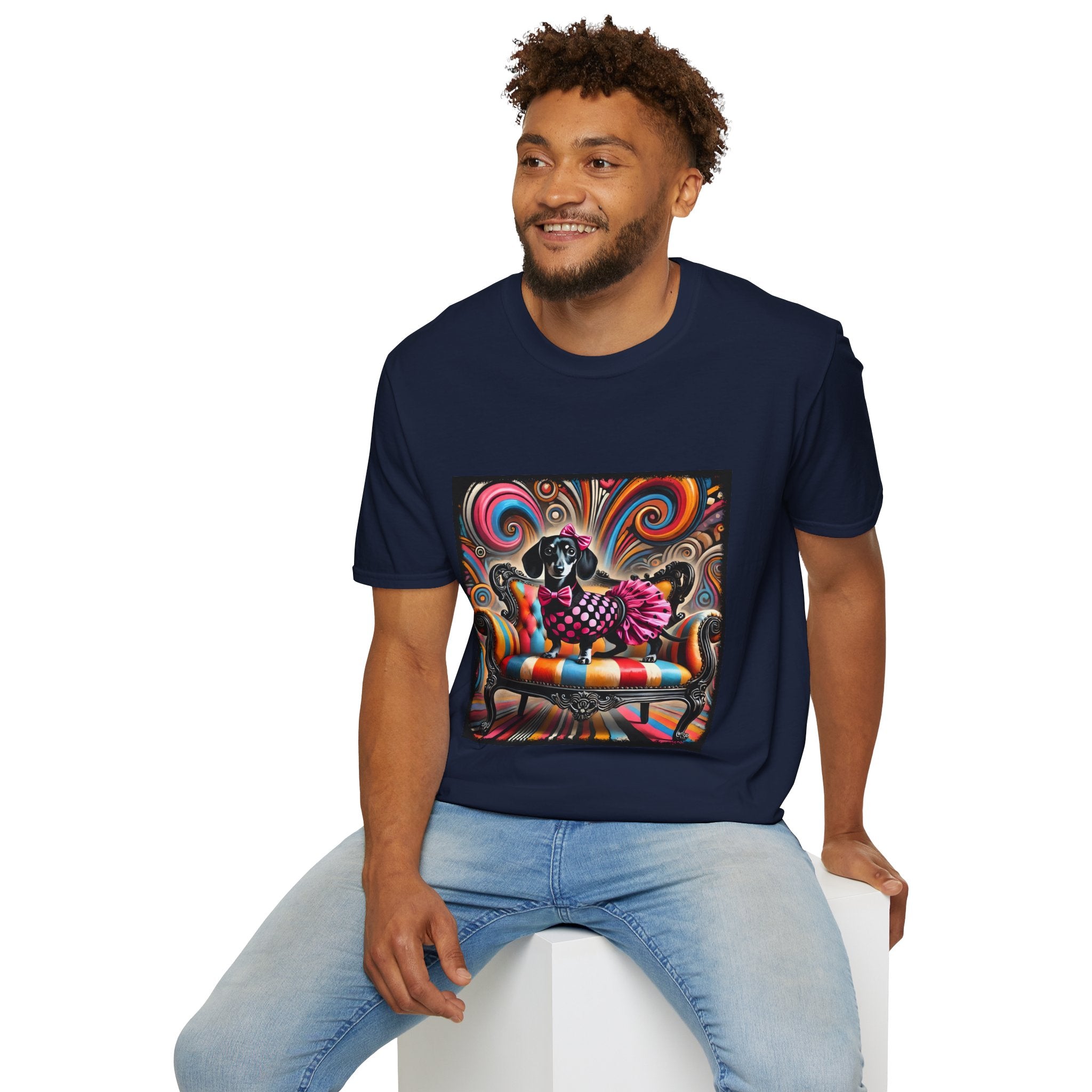 Dachshund Polka Dot Diva | Unisex Dog T-Shirt