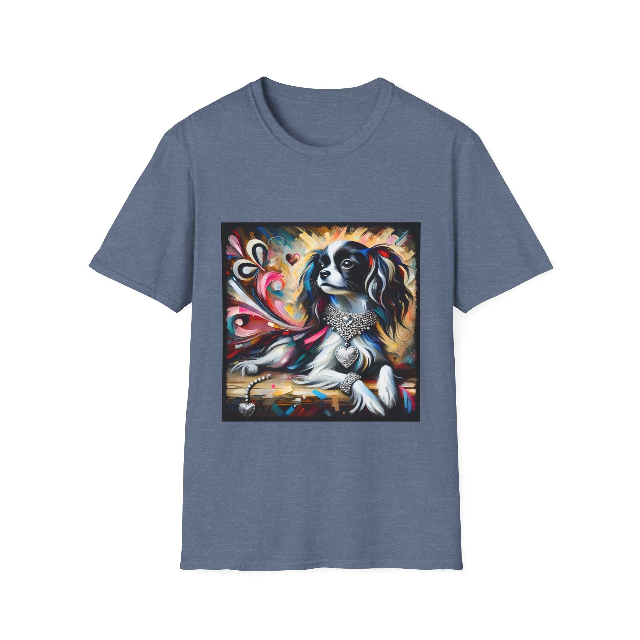 Cavalier King Charles Spaniel Diamond Heart Classic | Unisex Dog T-Shirt