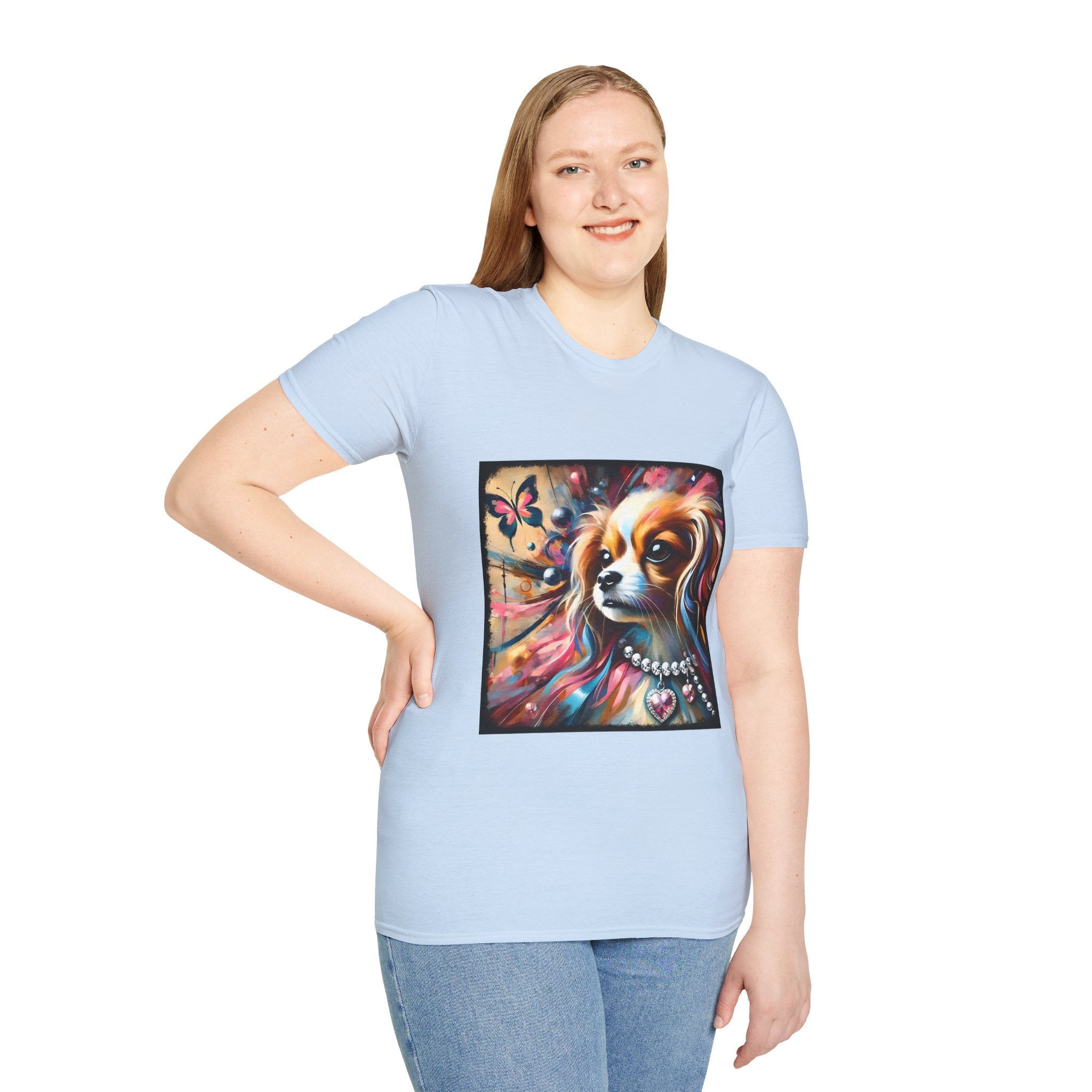 Cavalier King Charles Spaniel Pink Diamond Classic | Unisex Dog T-Shirt