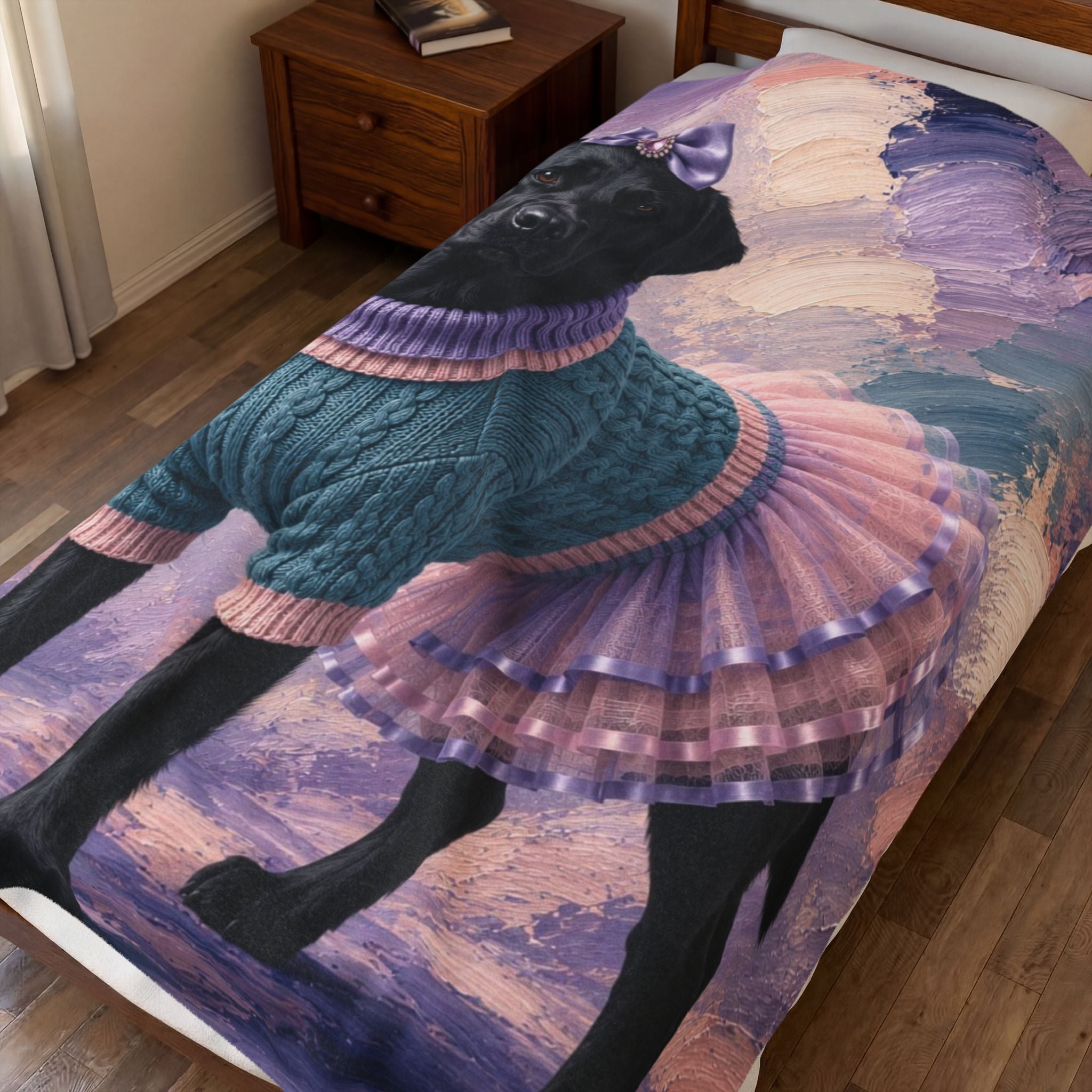Labrador Retriever Blanket | Sugarplum Muse Dog Lover Gift