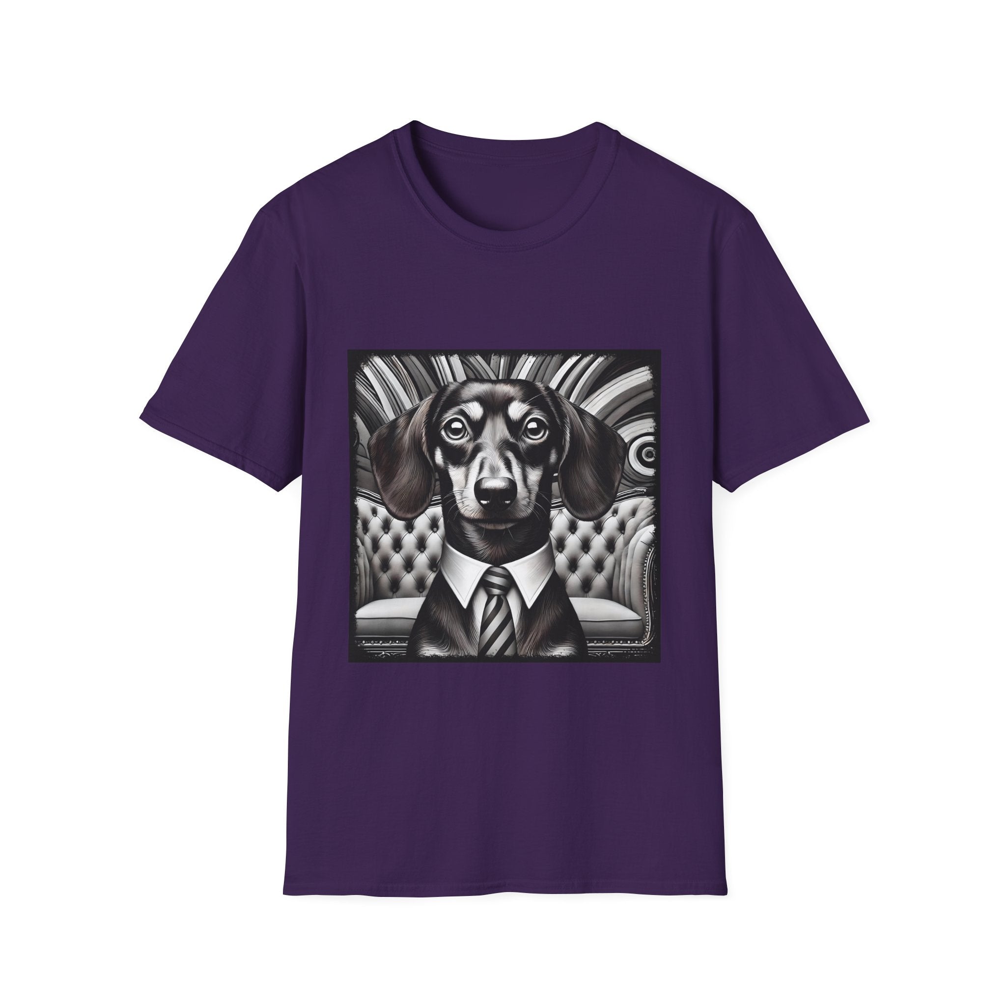 Dachshund B&W Gentleman | Unisex Dog T-Shirt