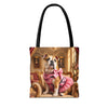 Bulldog Tote Bag | Camo Royalty Dog Lover Gift