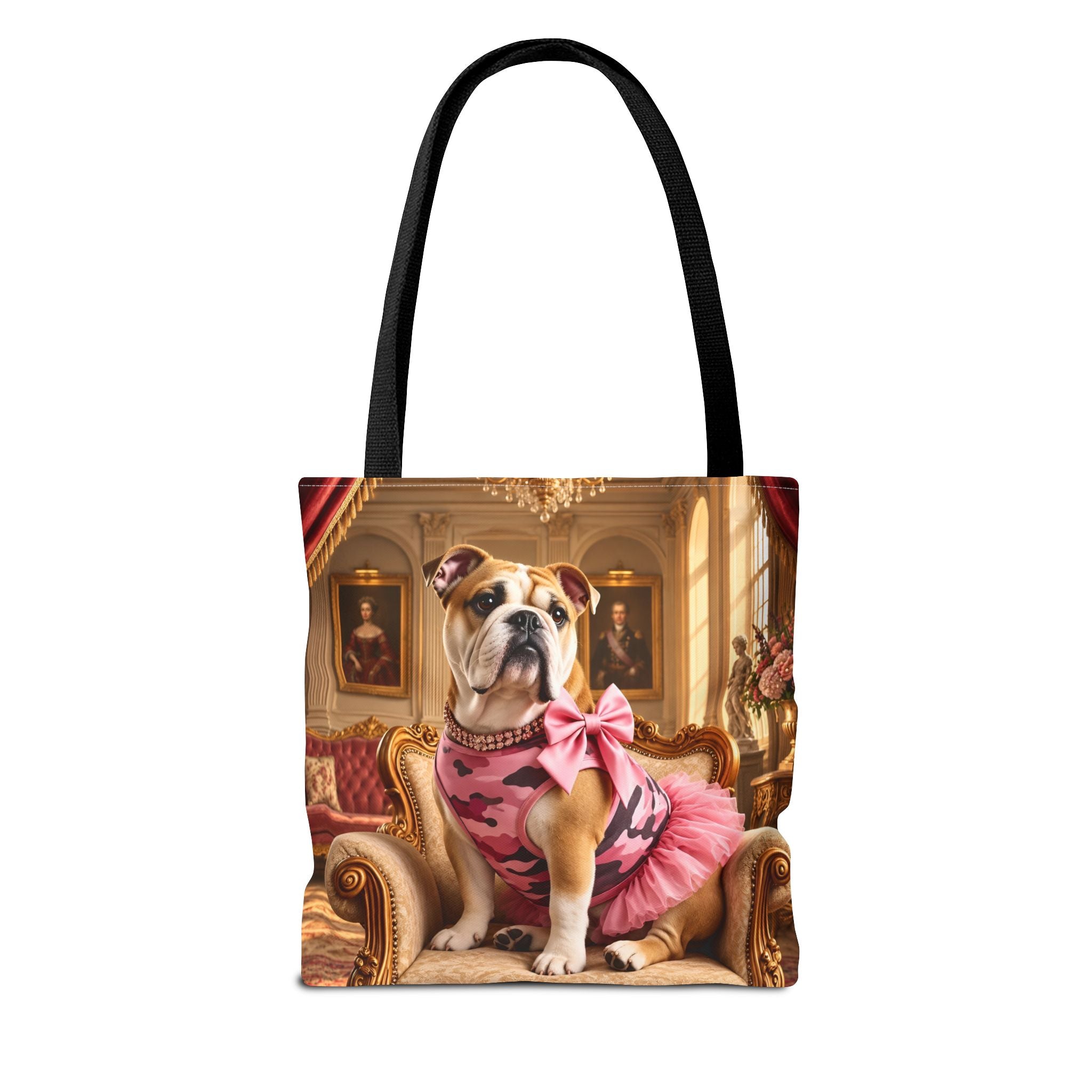 Bulldog Tote Bag | Camo Royalty Dog Lover Gift