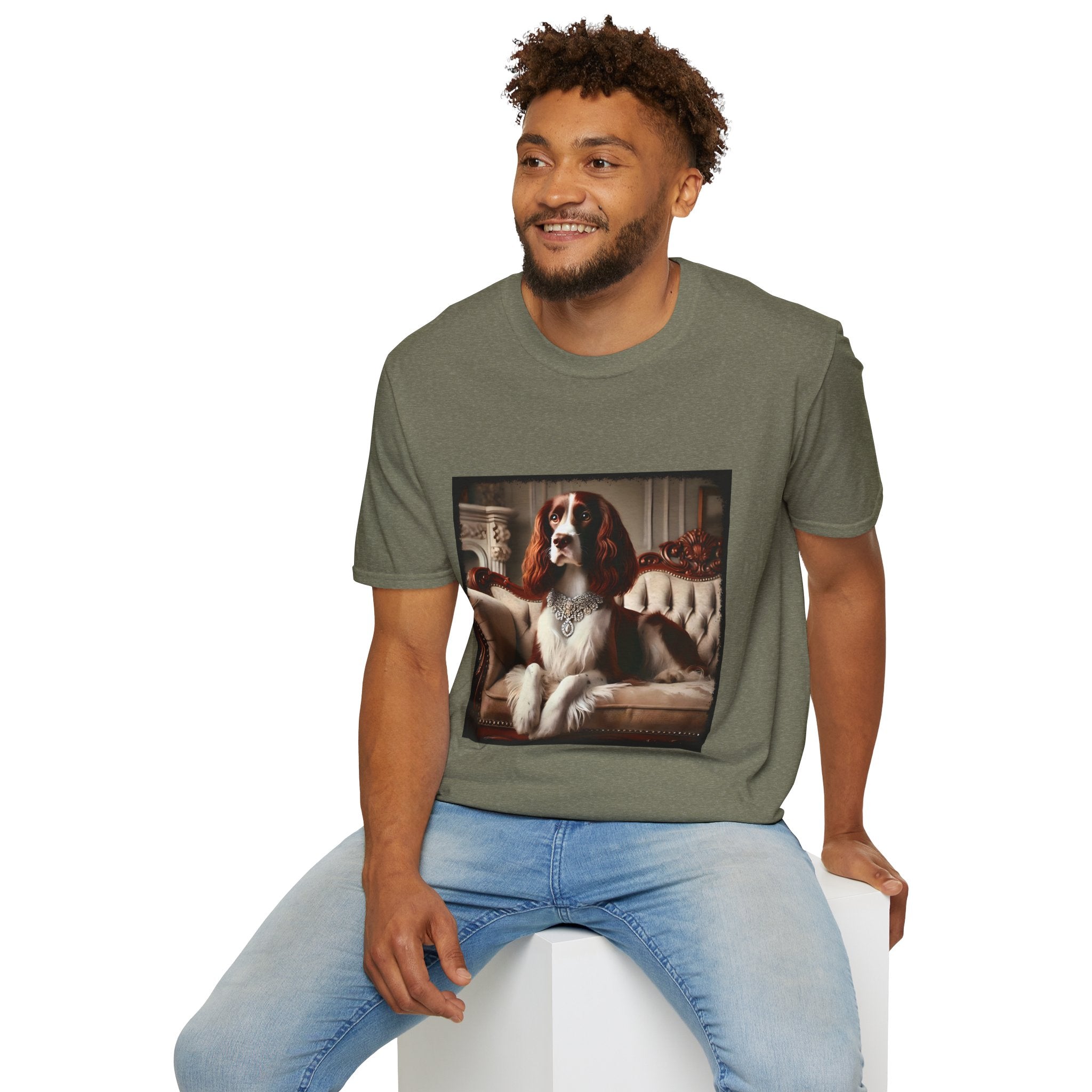 English Springer Spaniel Posh Princess | Unisex Dog T-Shirt