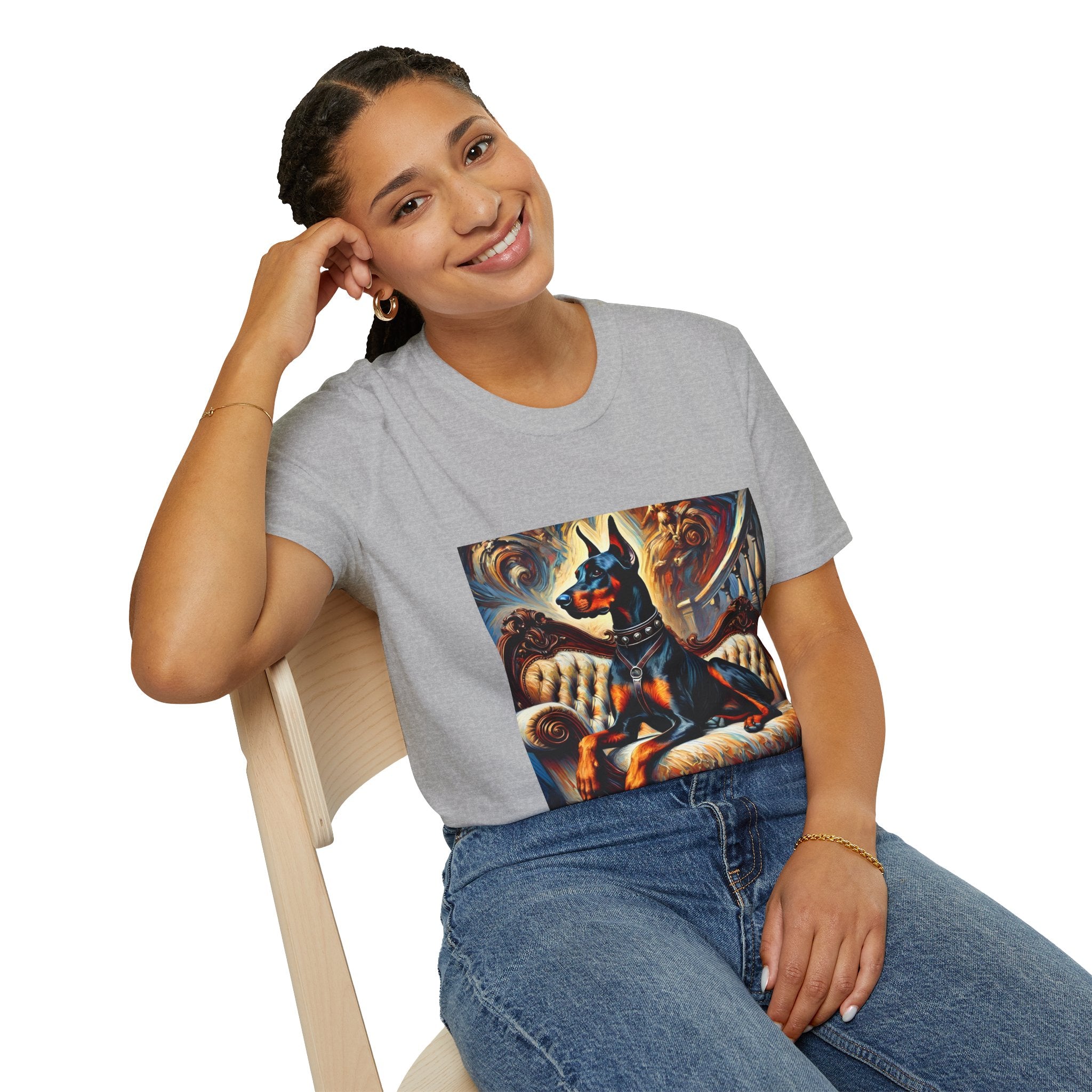 Doberman Pinscher Regal Classic | Unisex Dog T-Shirt