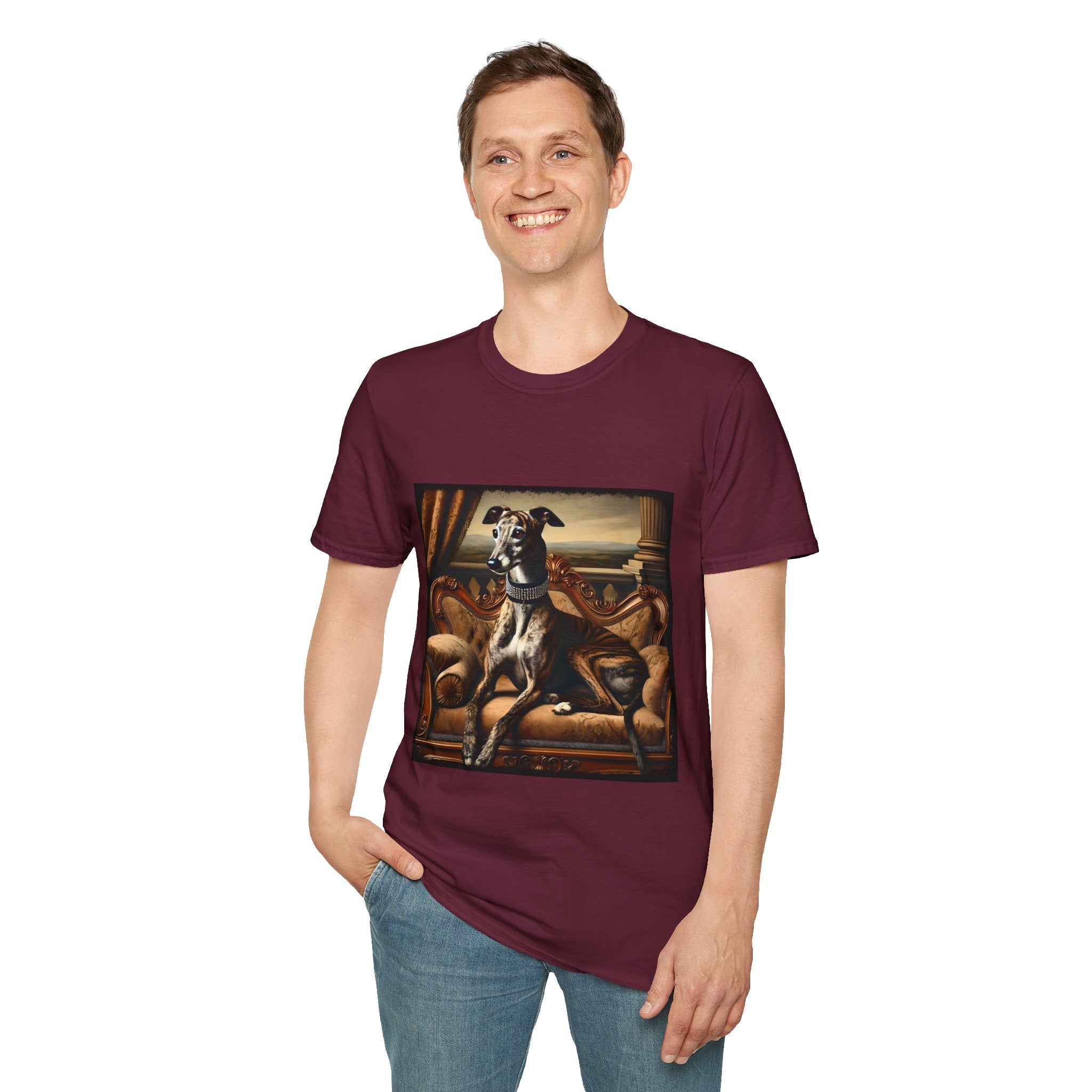 Whippet Brindle Diva | Unisex Dog T-Shirt