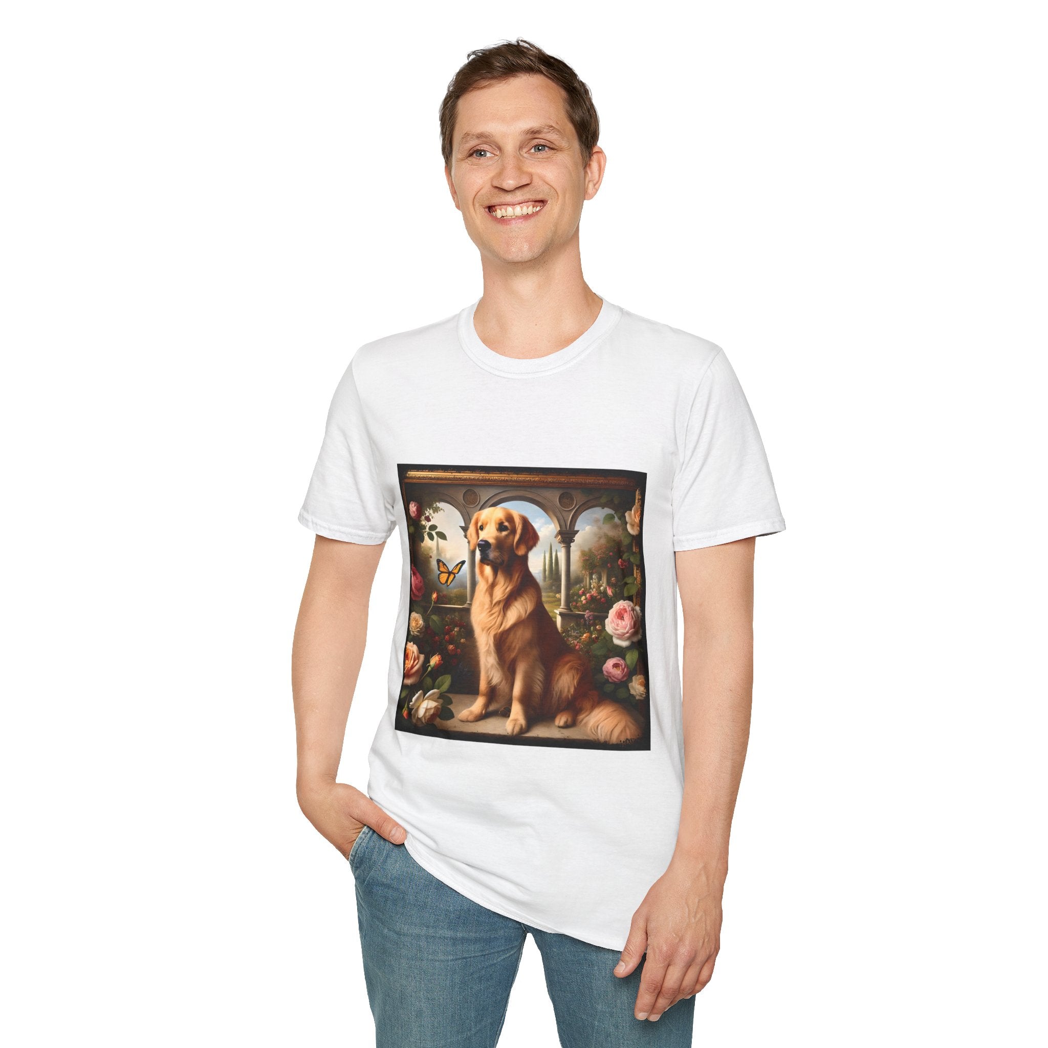 Golden Retriever Shirt | Botanical Classic Dog Lover Tee