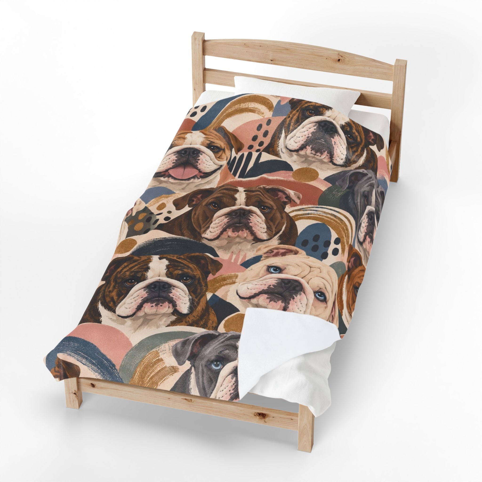 Bulldog Blanket | Mod Squad Dog Lover Gift