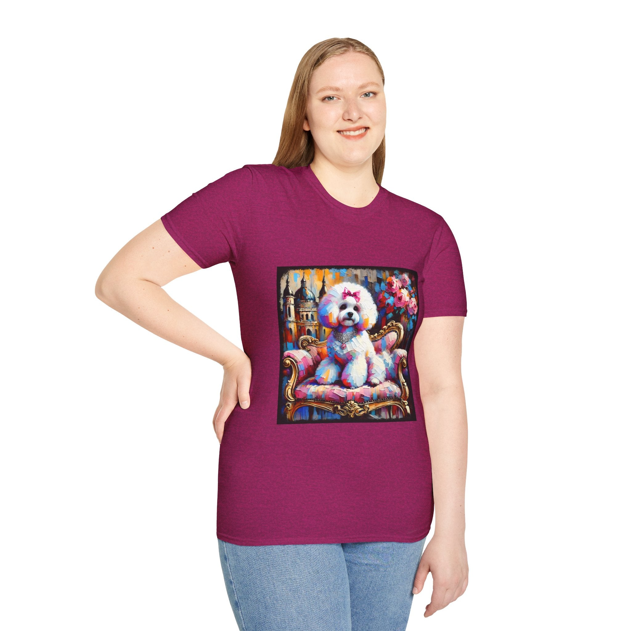Bichon Frise diamond Princess Classic | Unisex Dog T-Shirt