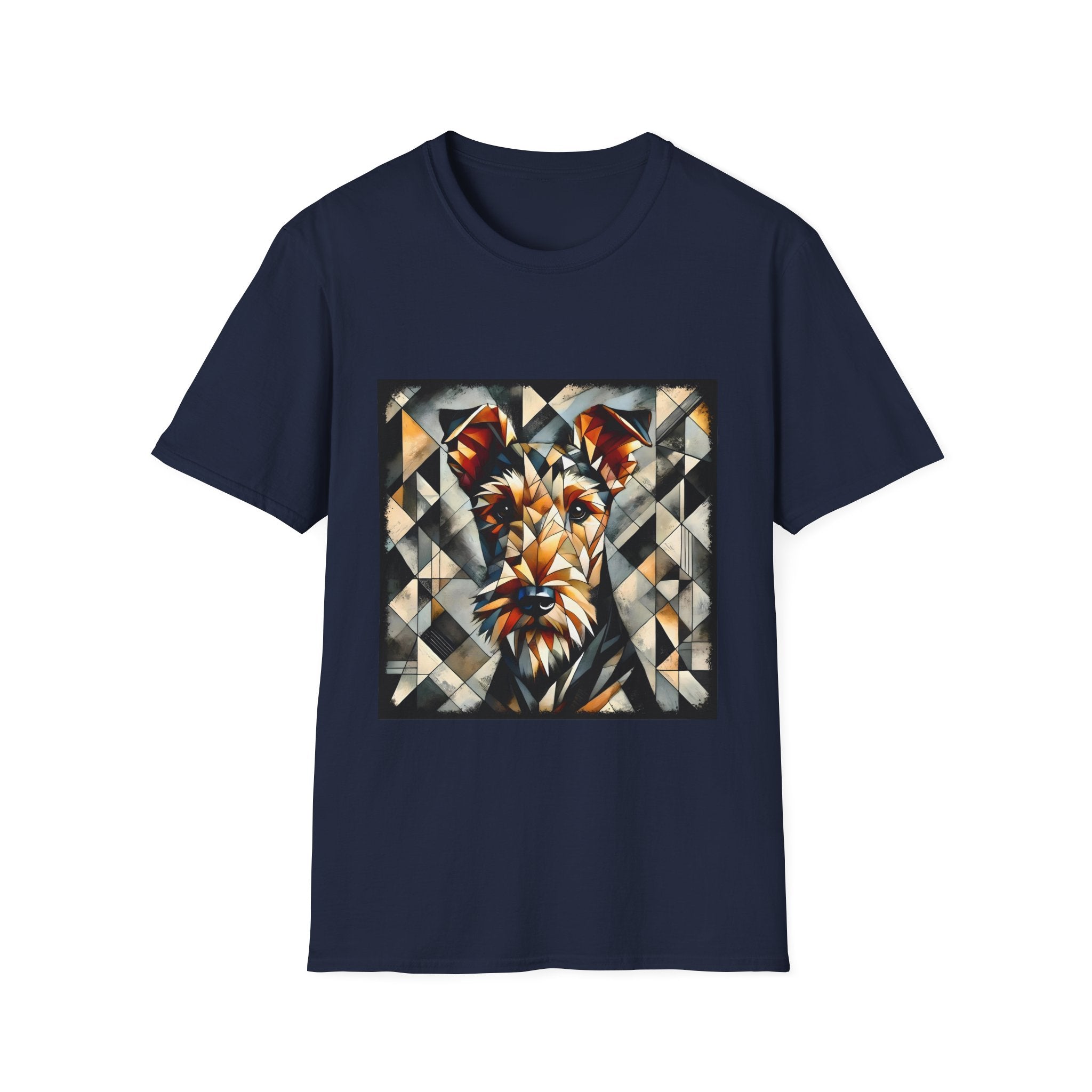 Airedale Terrier Shirt | Bold Geometric Dog Lover Tee