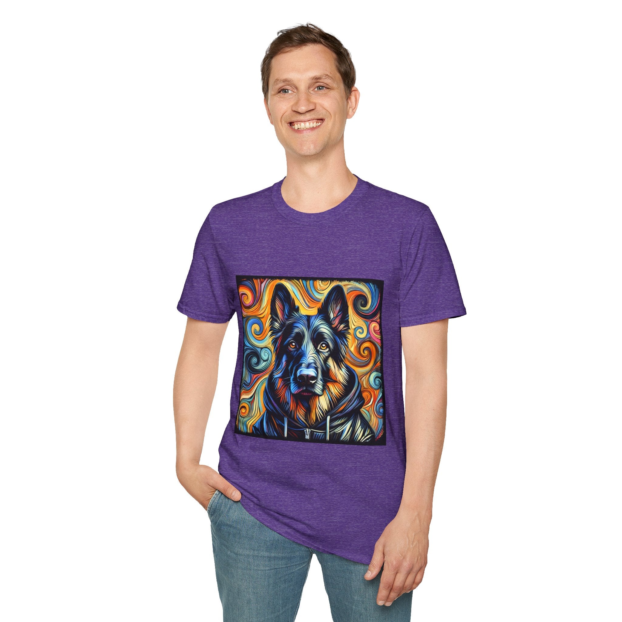 German Shepherd Hoodie Swirl II | Unisex Dog T-Shirt