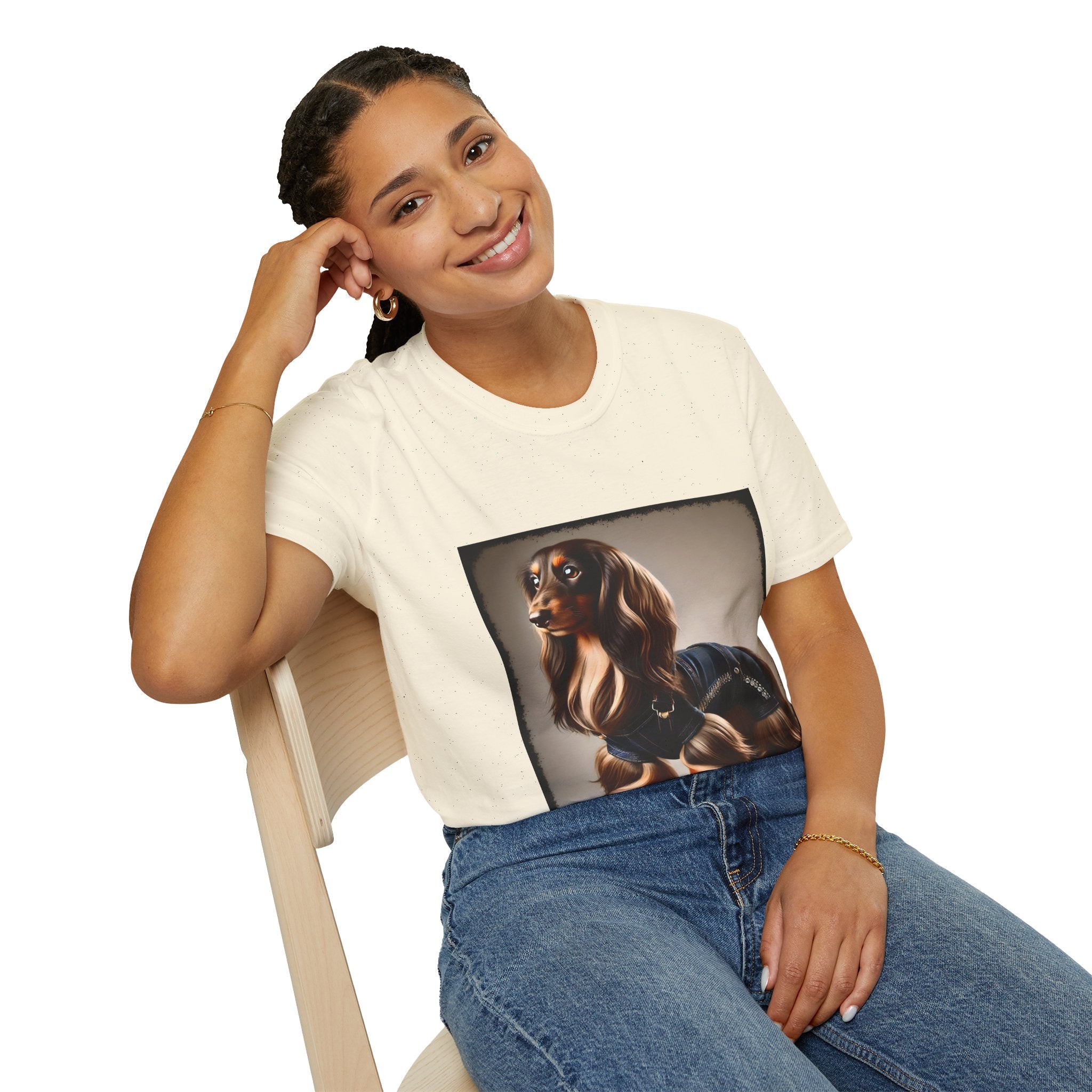 Dachshund Jean Queen | Unisex Dog T-Shirt