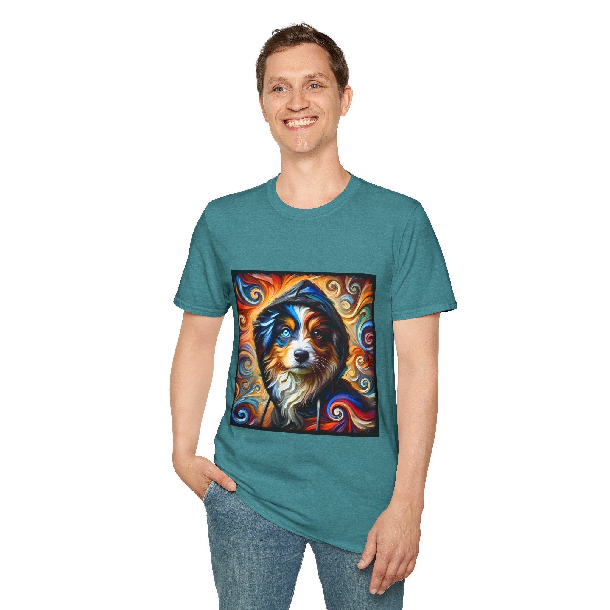 Miniature American Shepherd Hoodie Swirl | Unisex Dog T-Shirt