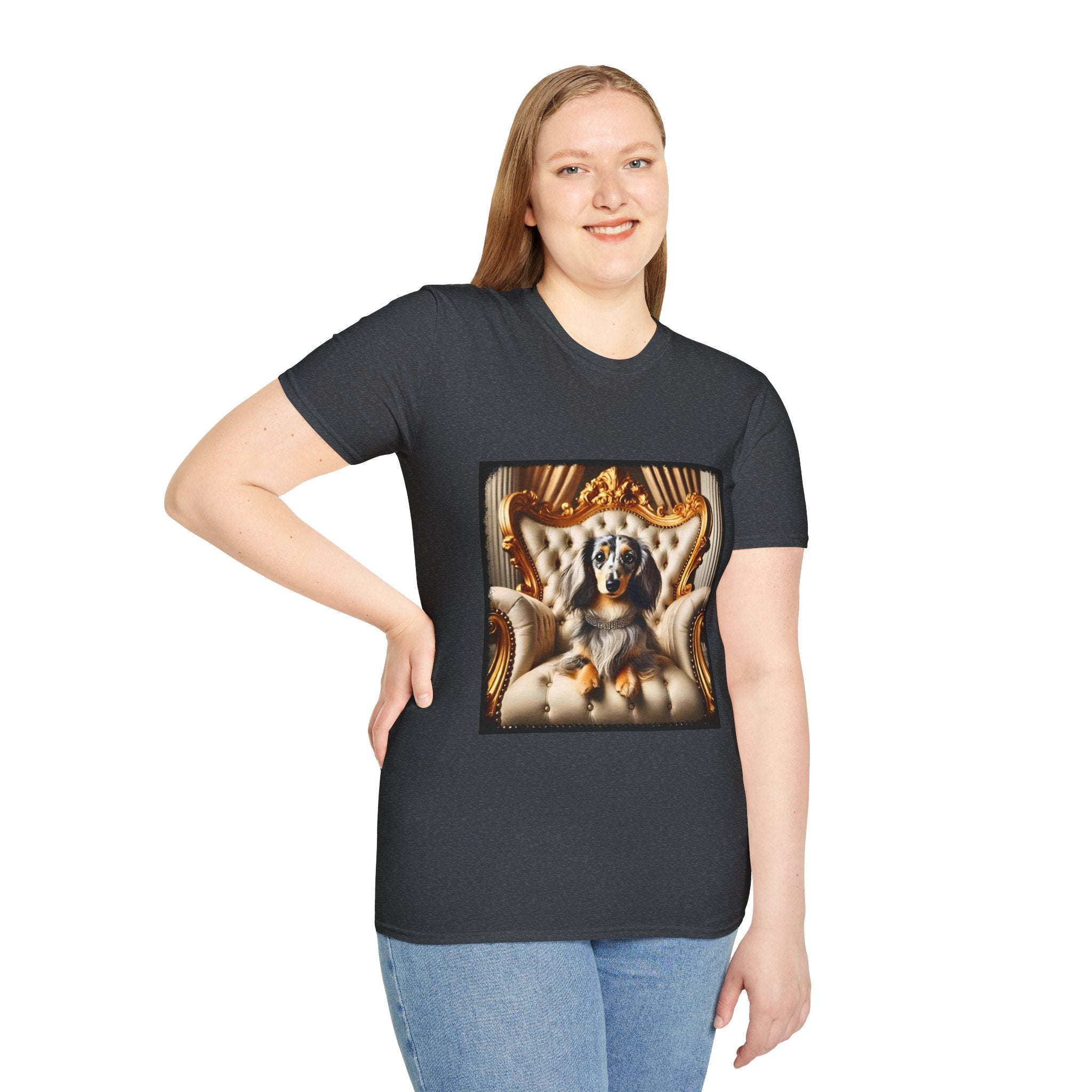Dachshund Golden Glamour | Unisex Dog T-Shirt