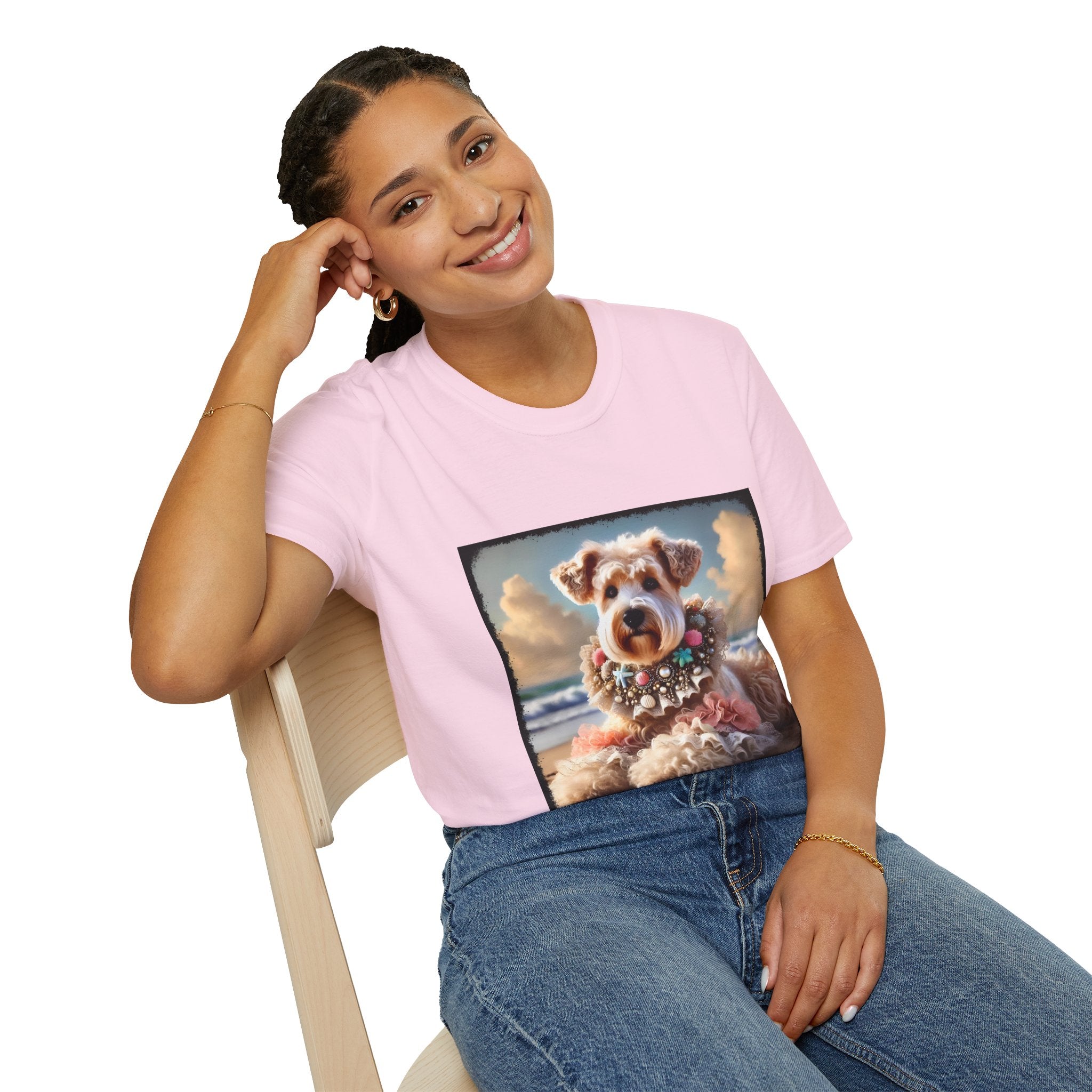 Wheaten Terrier Beach Babe | Unisex Dog T-Shirt