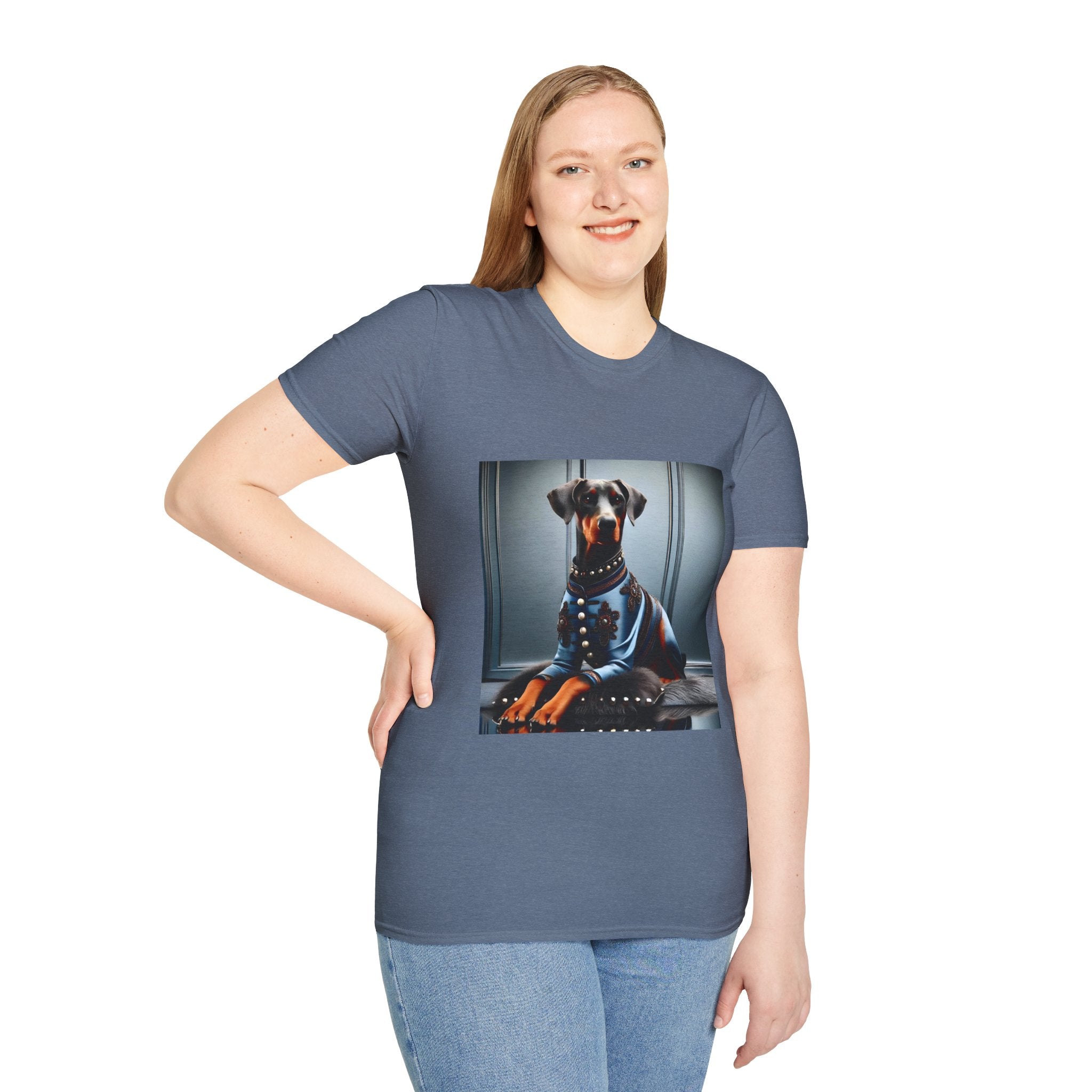 Doberman Pinscher Blue Belle | Unisex Dog T-Shirt