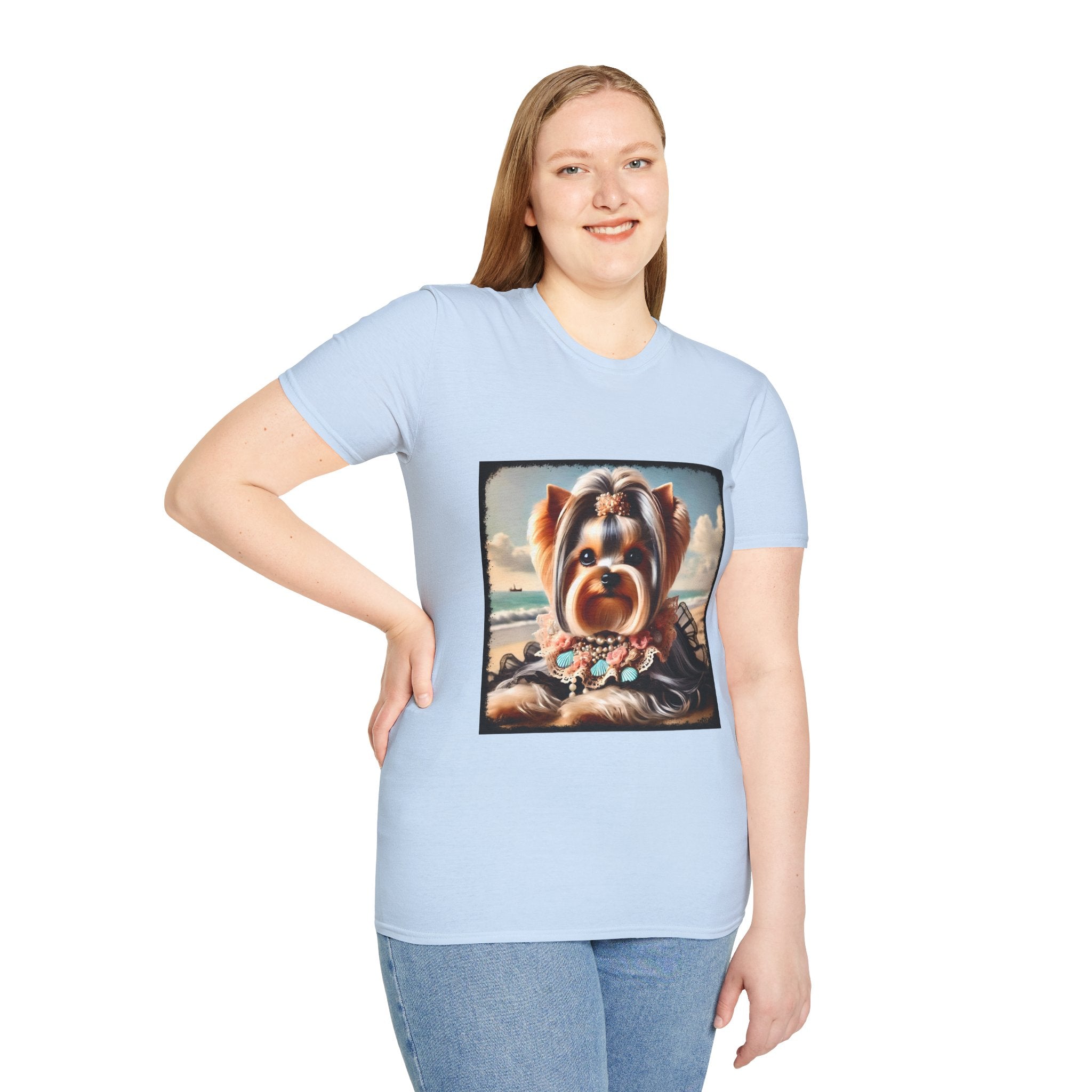 Yorkshire Terrier Beach Beauty | Unisex Dog T-Shirt