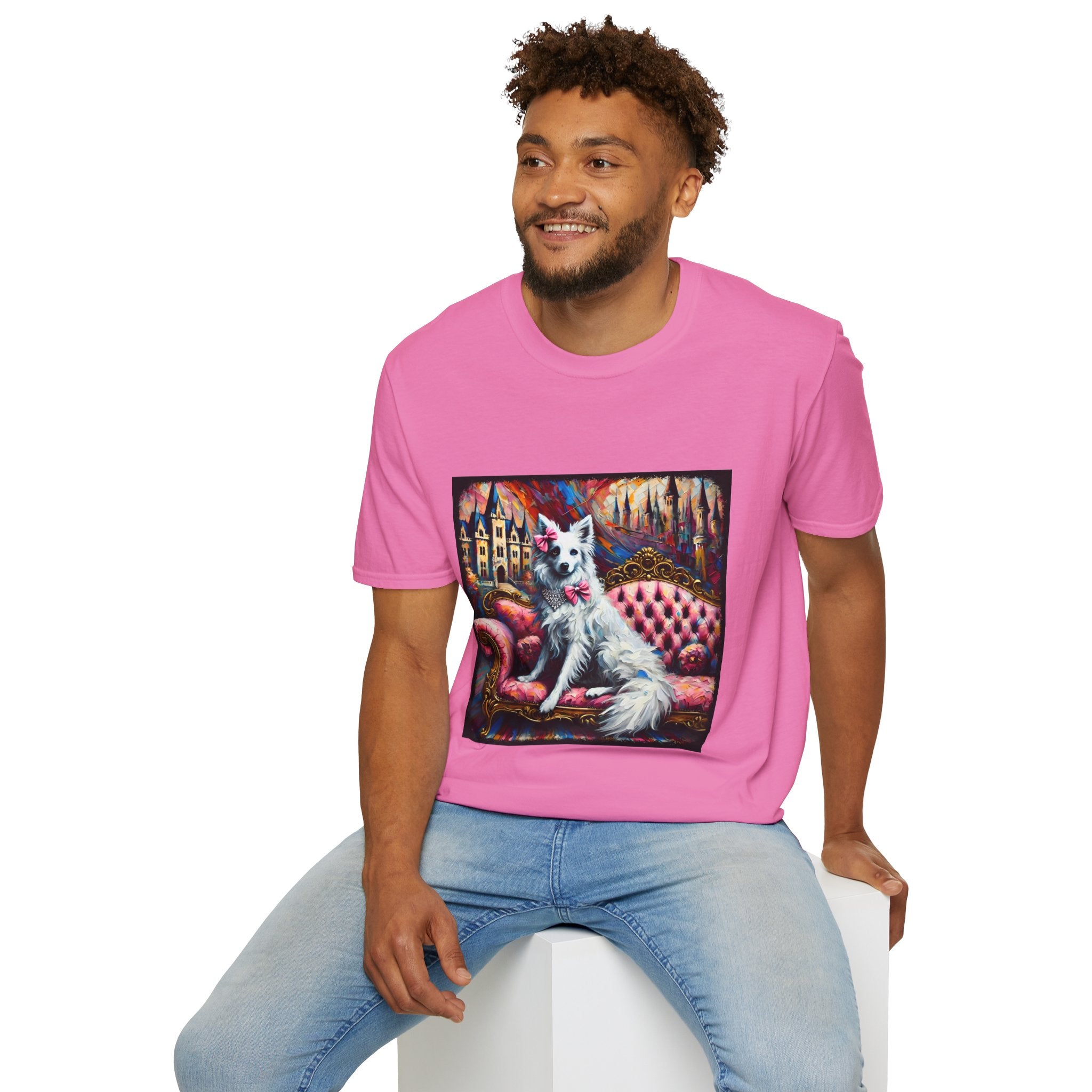 Border Collie Pink Princess Classic | Unisex Dog T-Shirt