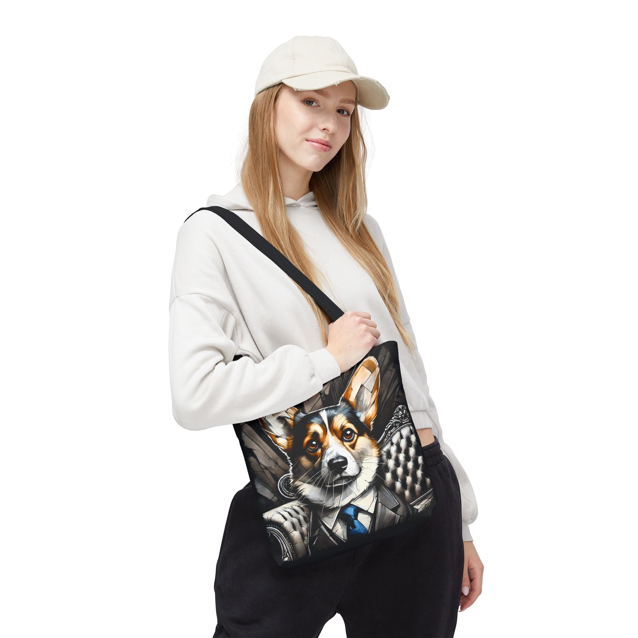Pembroke Welsh Corgi Tote Bag | Classic Gent Dog Lover Gift