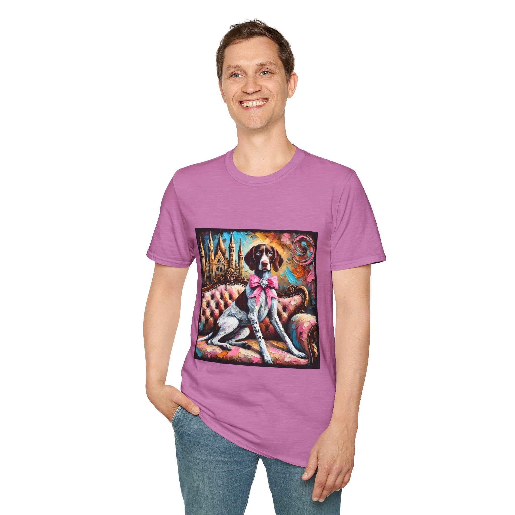 German Shorthaired Pointer Diamond Princess Classic | Unisex Dog T-Shirt