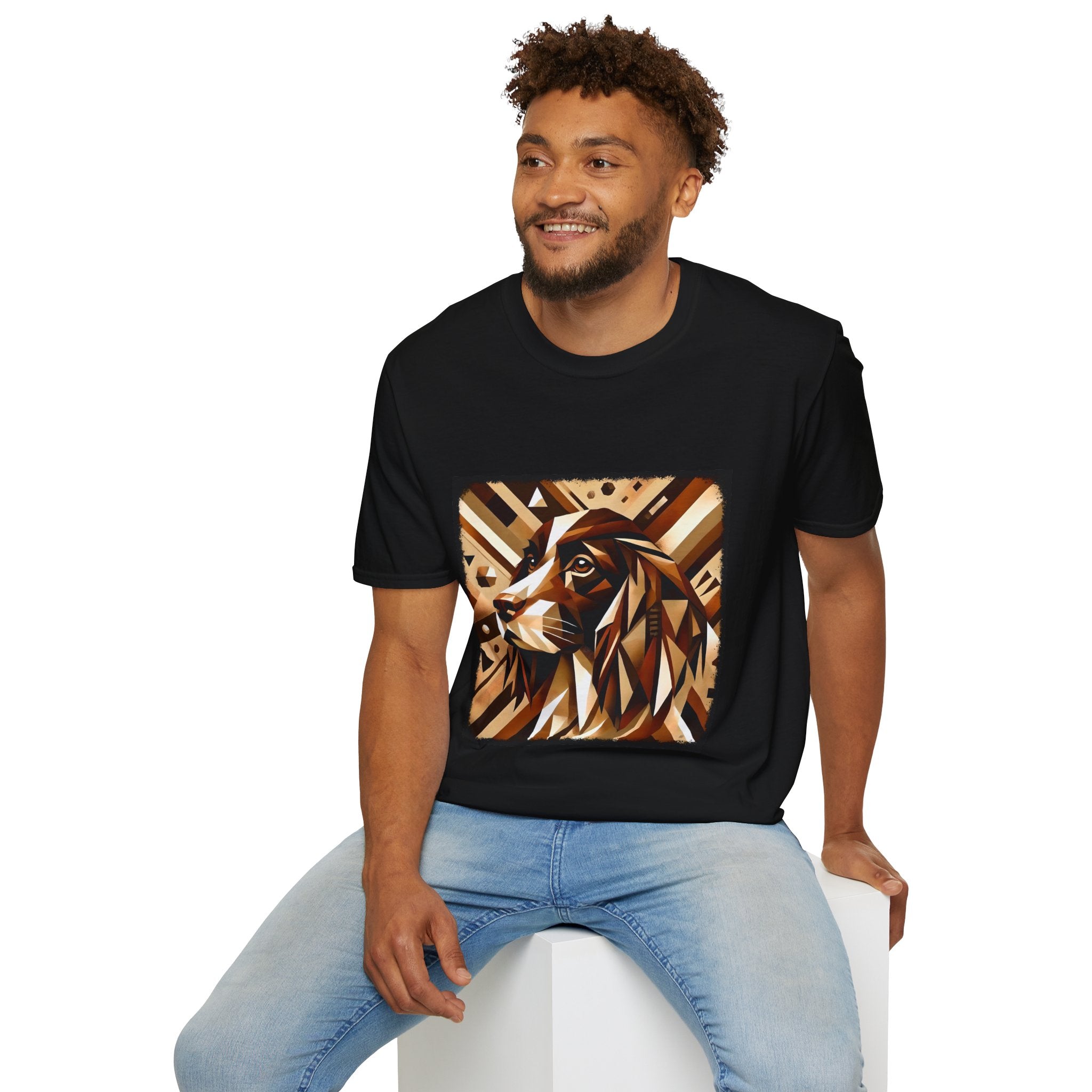 English Springer Spaniel Warm Geometric | Unisex Dog T-Shirt
