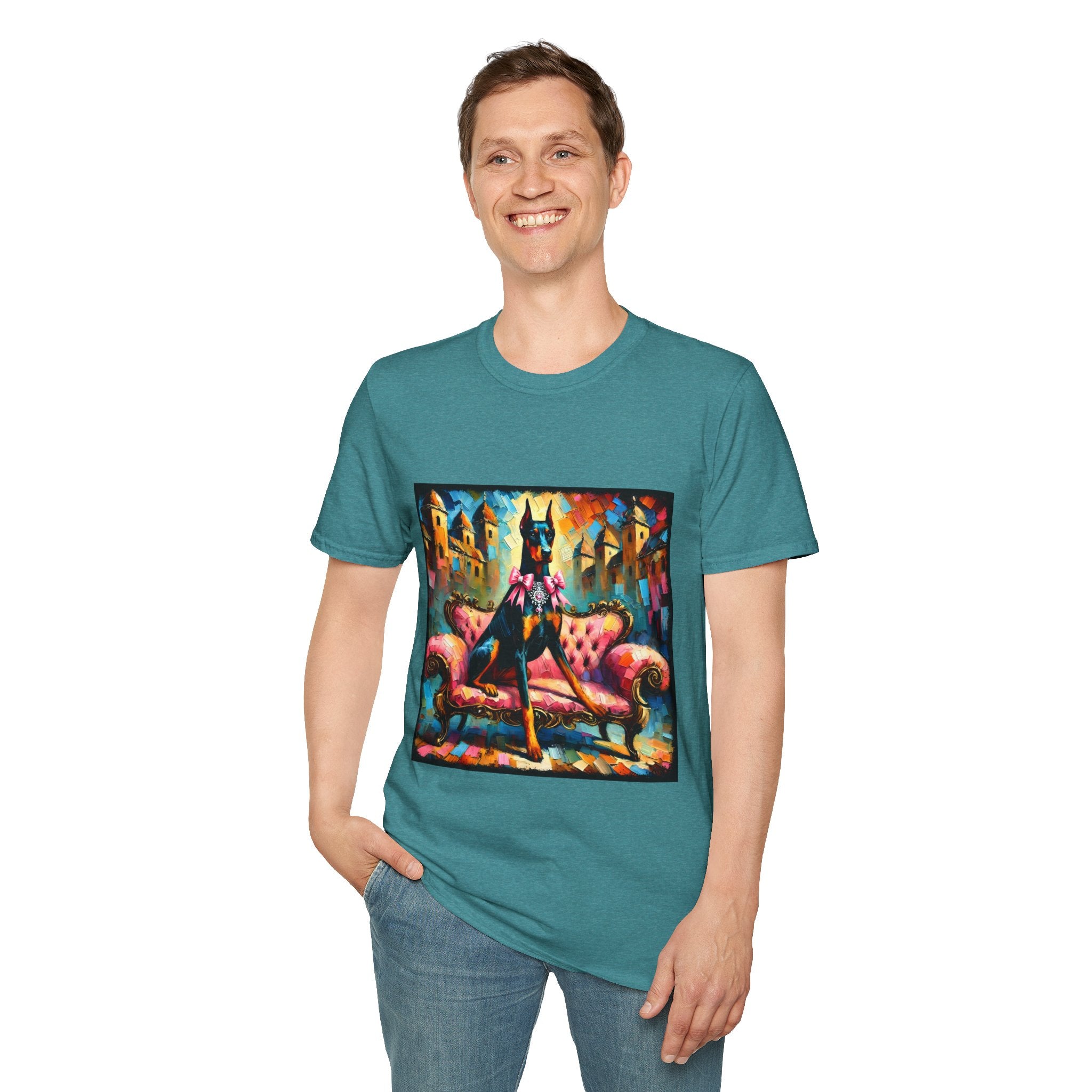 Doberman Pinscher Diamond Princess Classic | Unisex Dog T-Shirt