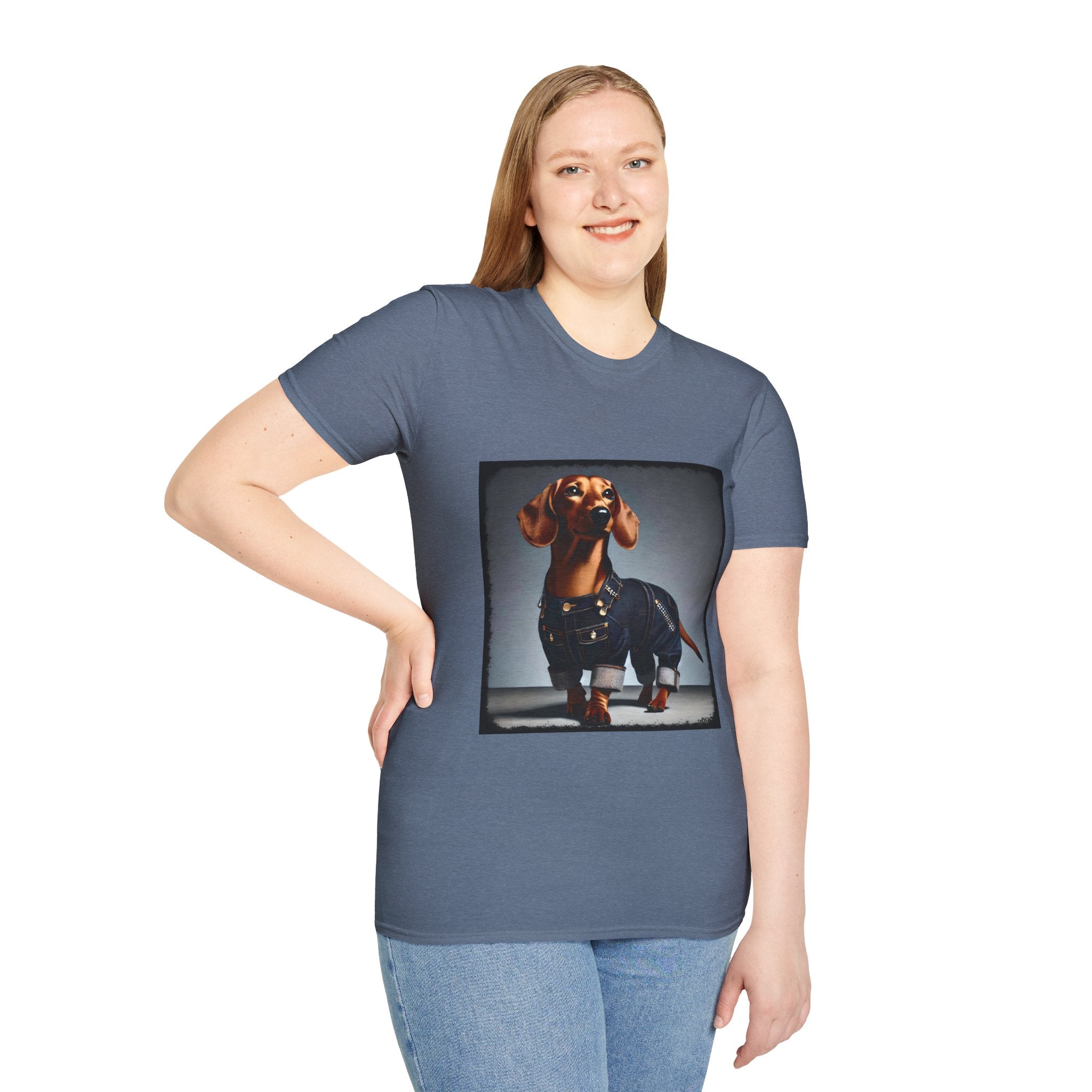Dachshund Denim Dream | Unisex Dog T-Shirt