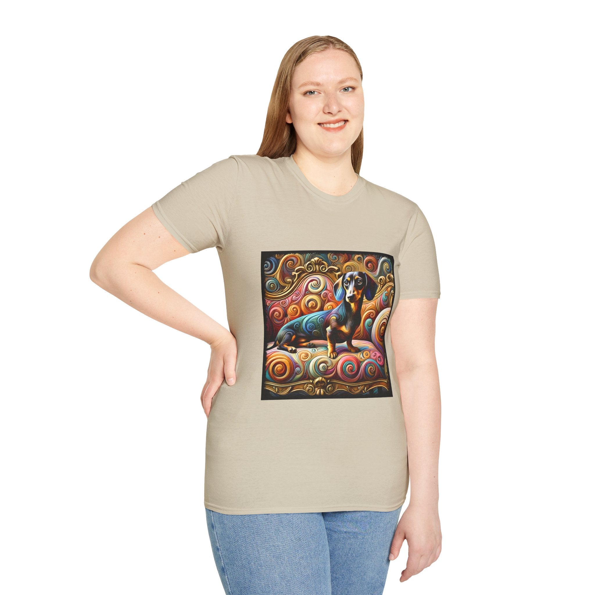 Dachshund Multi Swirl | Unisex Dog T-Shirt