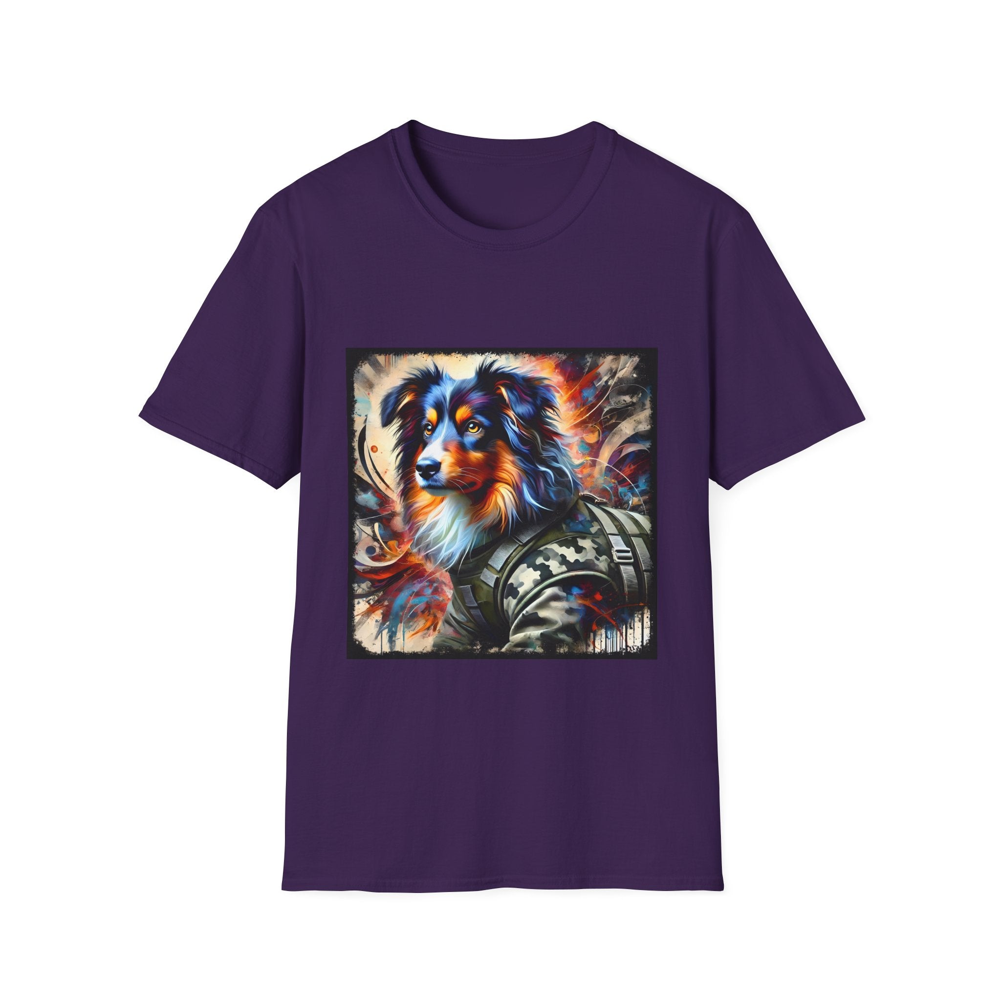 Miniature American Shepherd Camo Classic | Unisex Dog T-Shirt