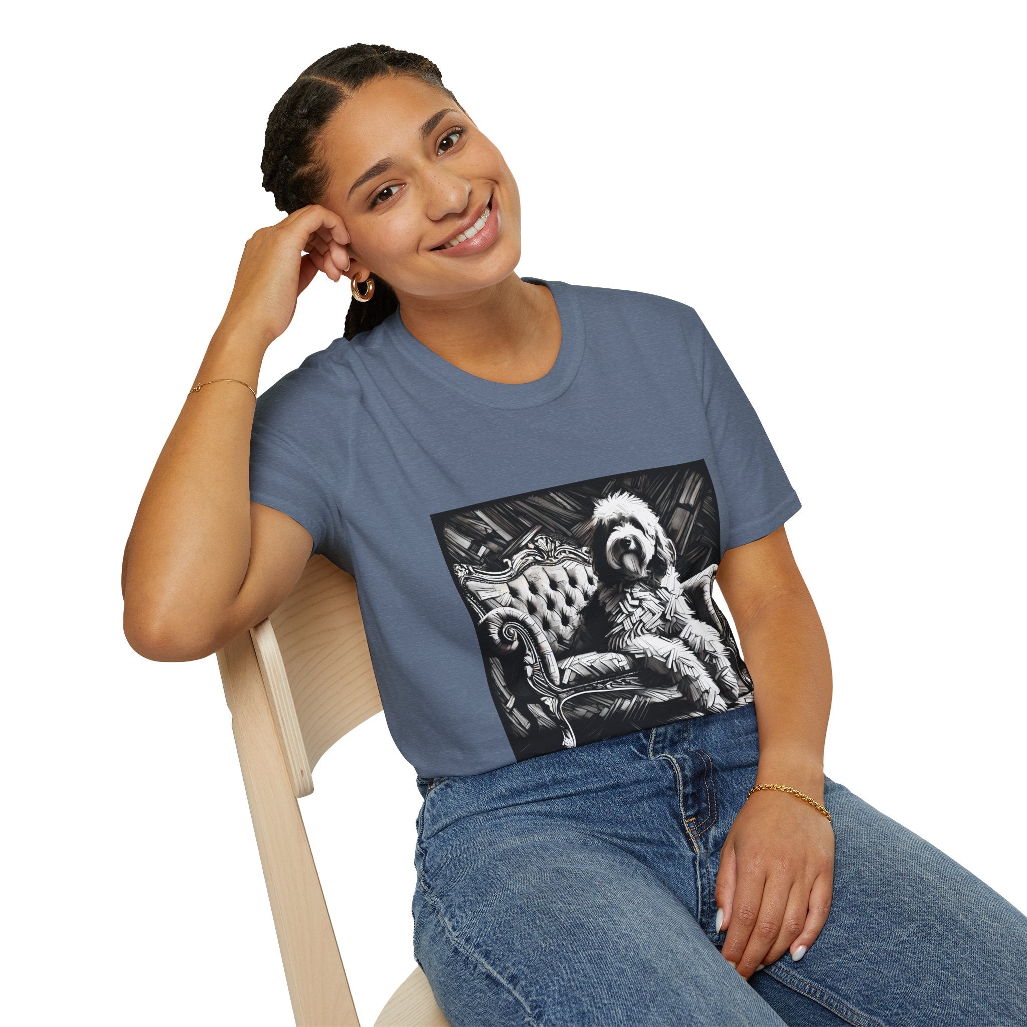 Bernedoodle B&W Bold | Unisex Dog T-Shirt
