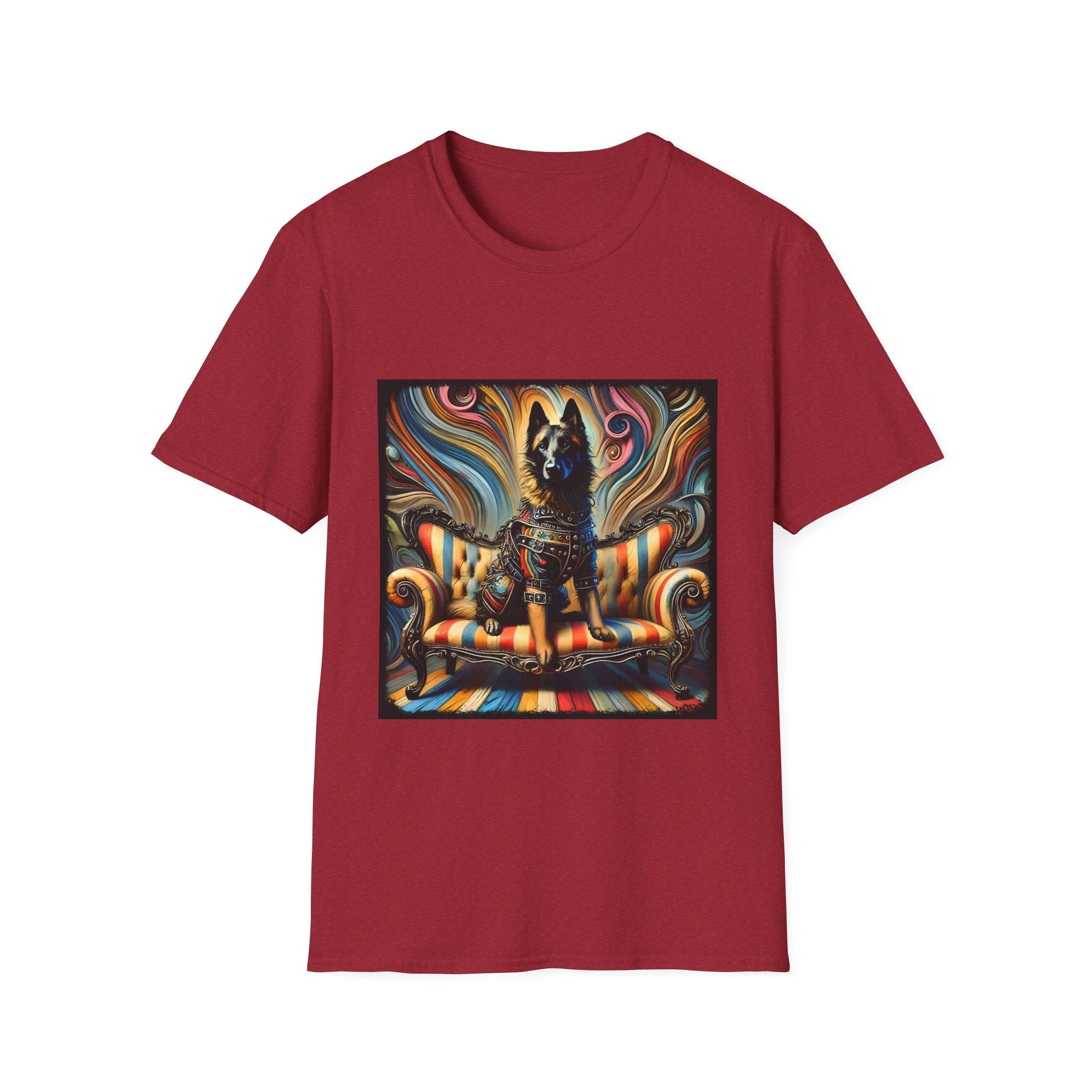 Belgian Malinois Vivid Rocker | Unisex Dog T-Shirt