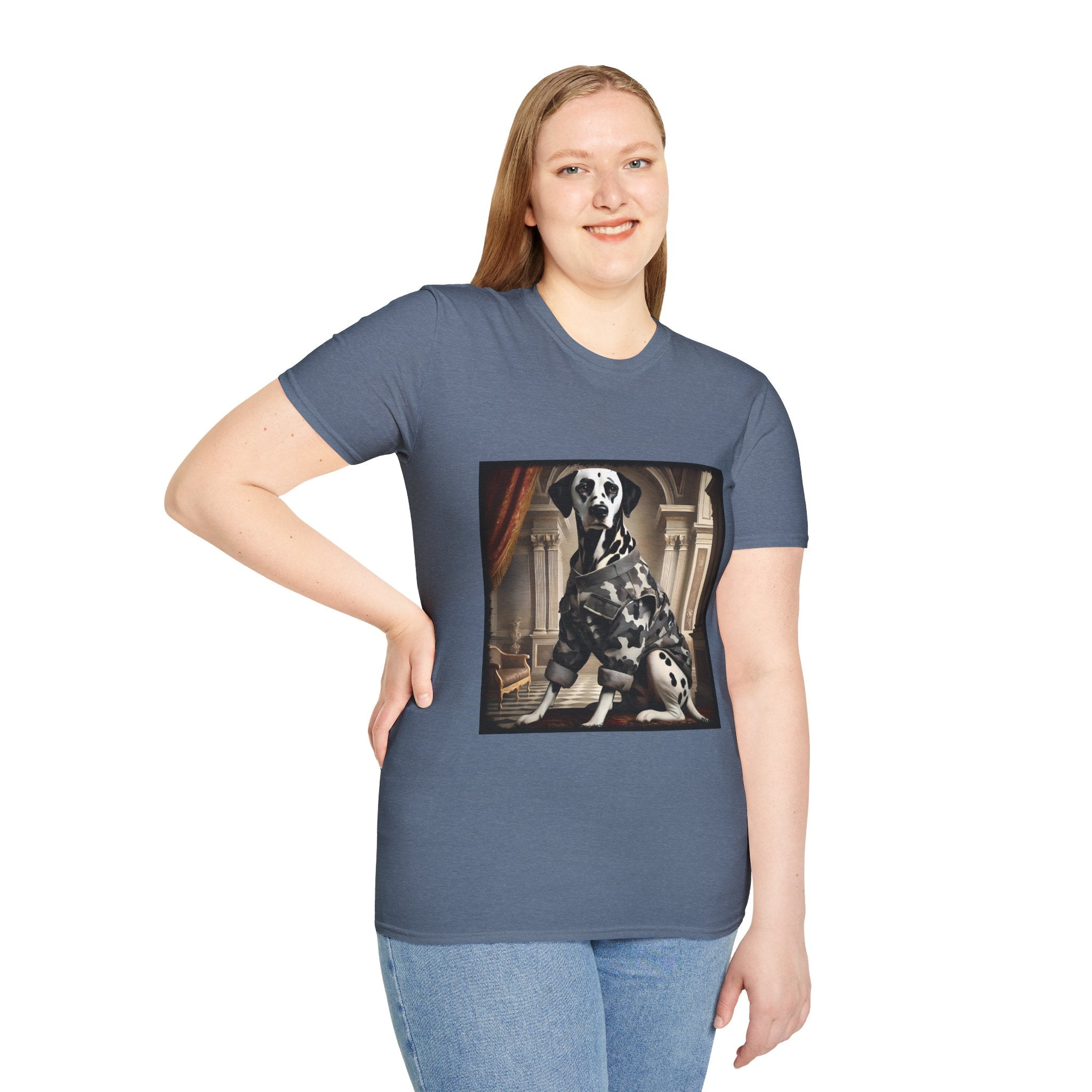 Dalmatian Camo Cutie | Unisex Dog T-Shirt