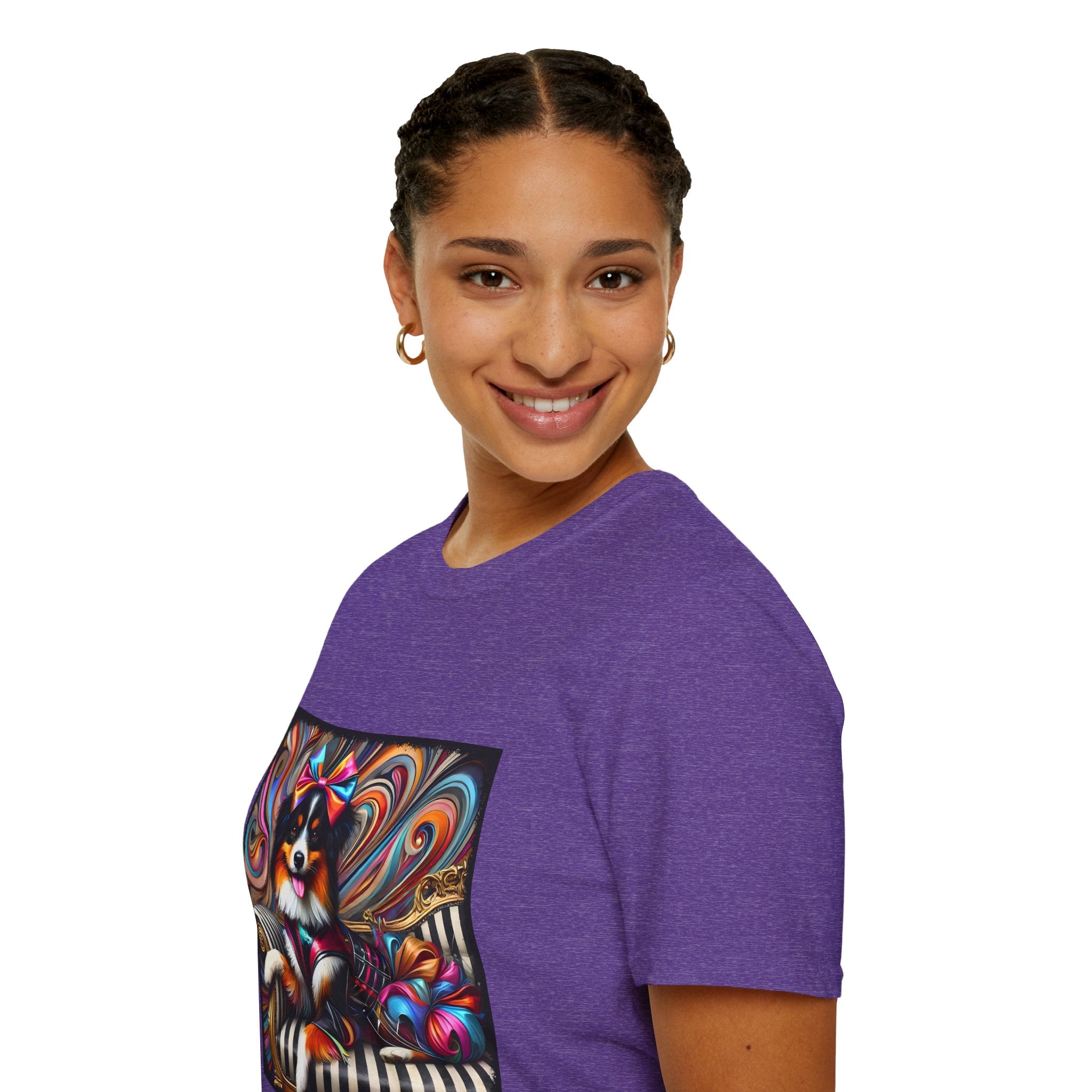 Australian Shepherd Bold Glam Rocker | Unisex Dog T-Shirt