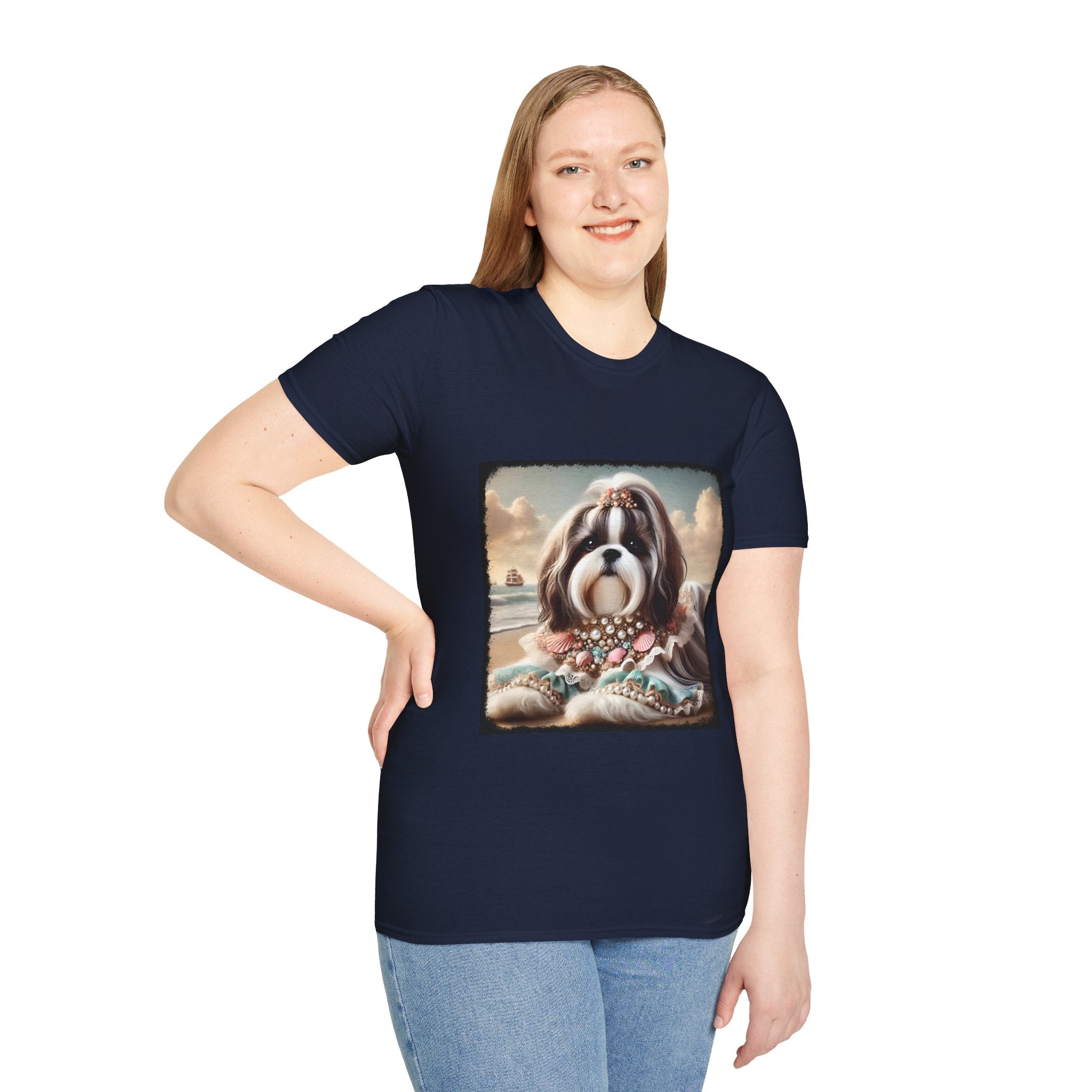 Shih Tzu Seashell Sweetie | Unisex Dog T-Shirt