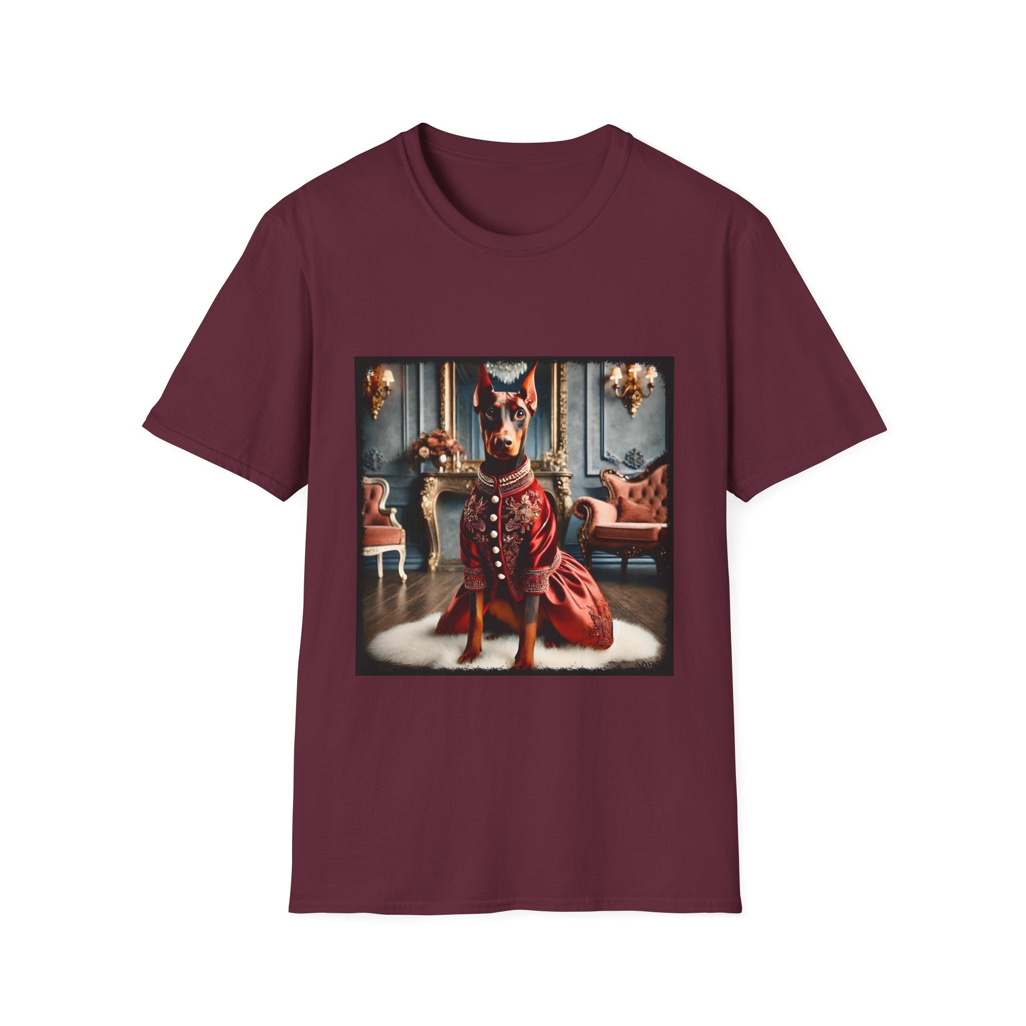 Doberman Pinscher Crimson Cutie | Unisex Dog T-Shirt