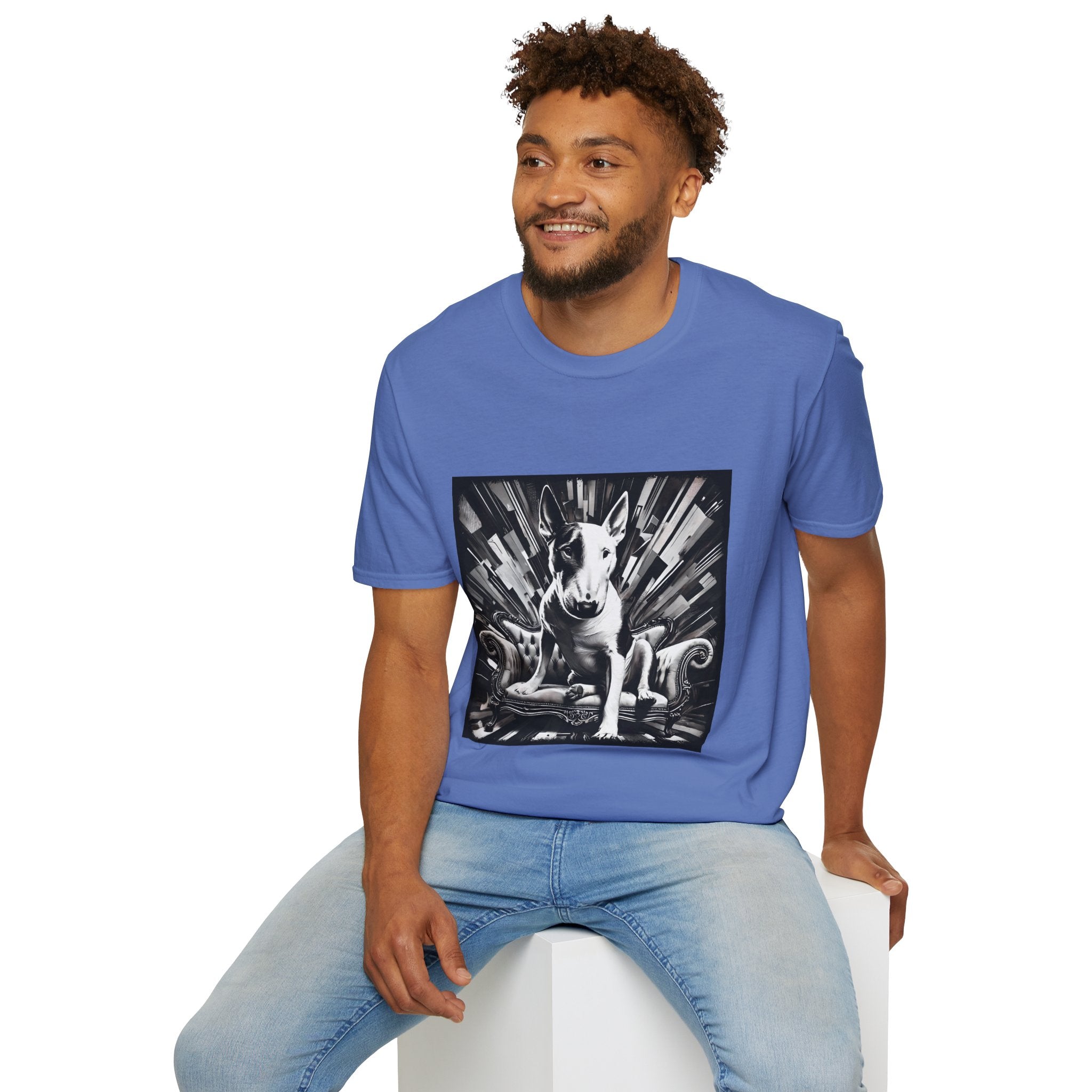 Bull Terrier B&W Bold | Unisex Dog T-Shirt