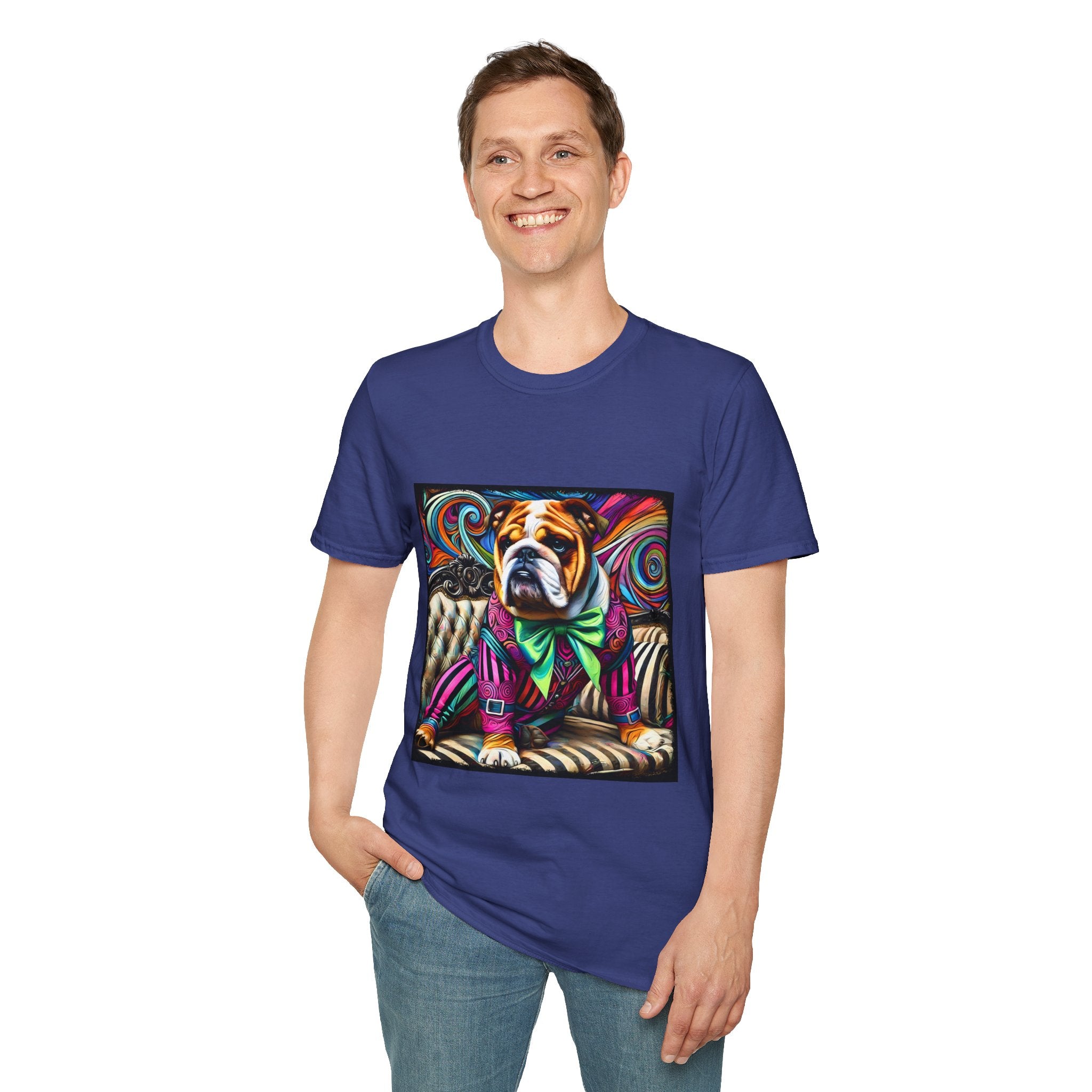 Bulldog Bold Rocker | Unisex Dog T-Shirt