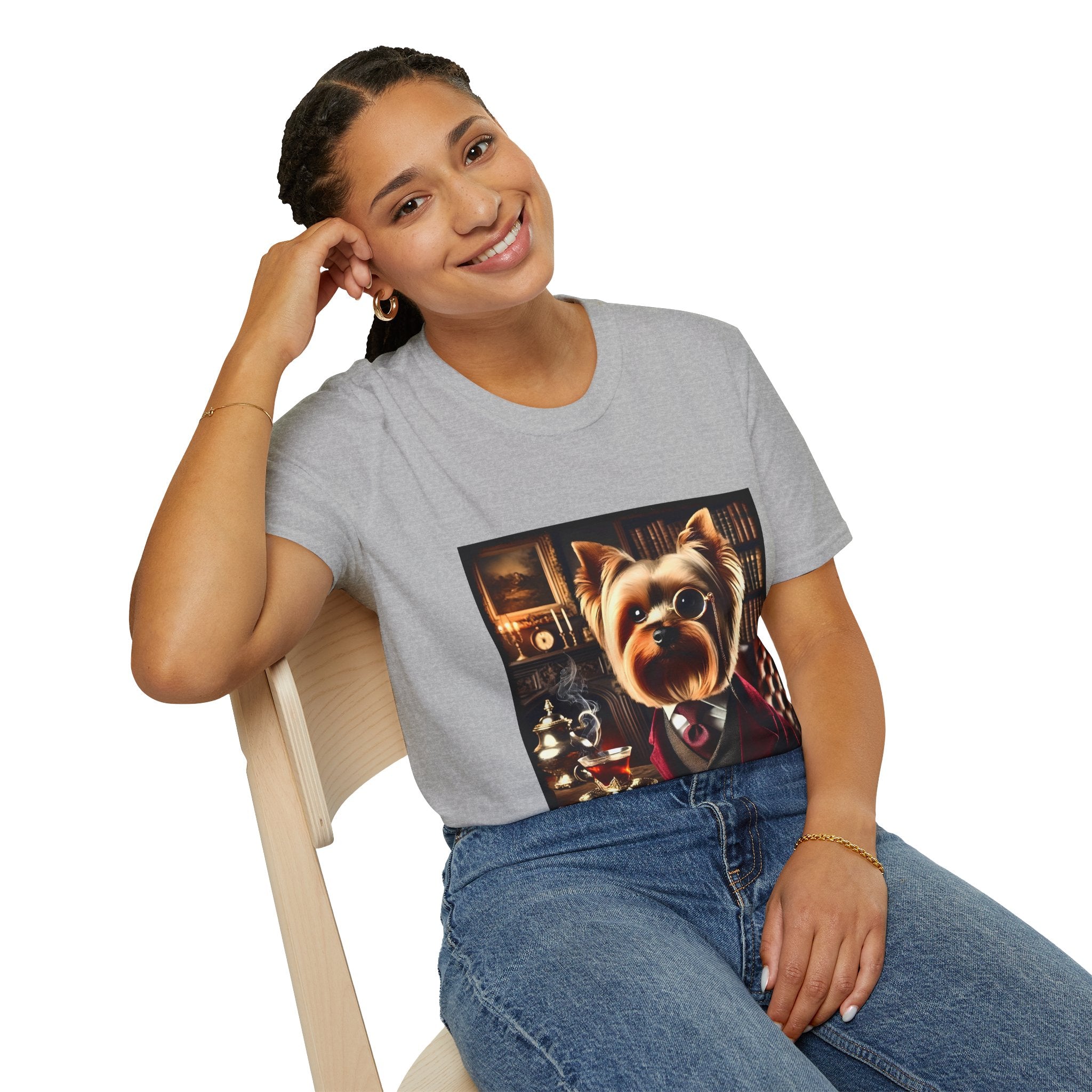 Yorkshire Terrier Mister Monocle | Unisex Dog T-Shirt