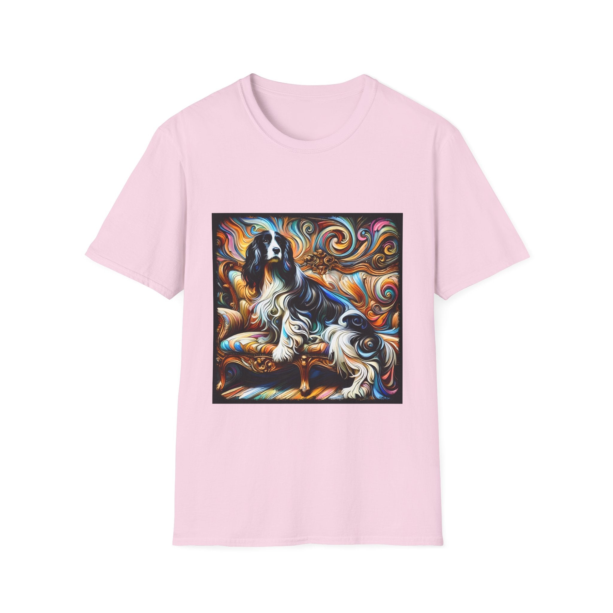 English Springer Spaniel Dynamic Swirl | Unisex Dog T-Shirt