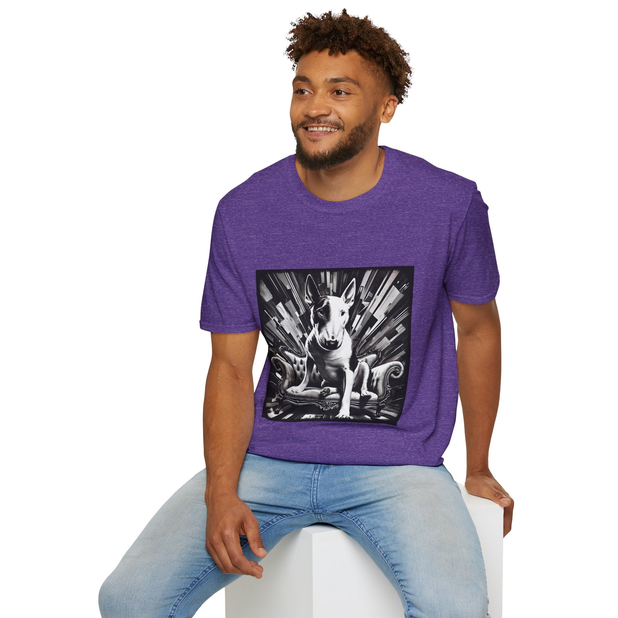 Bull Terrier B&W Bold | Unisex Dog T-Shirt
