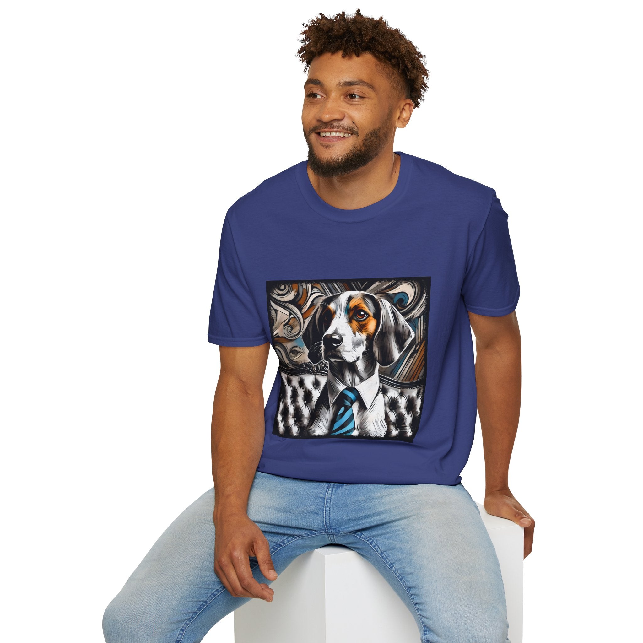 Treeing Walker Coonhound Bold Gentleman | Unisex Dog T-Shirt