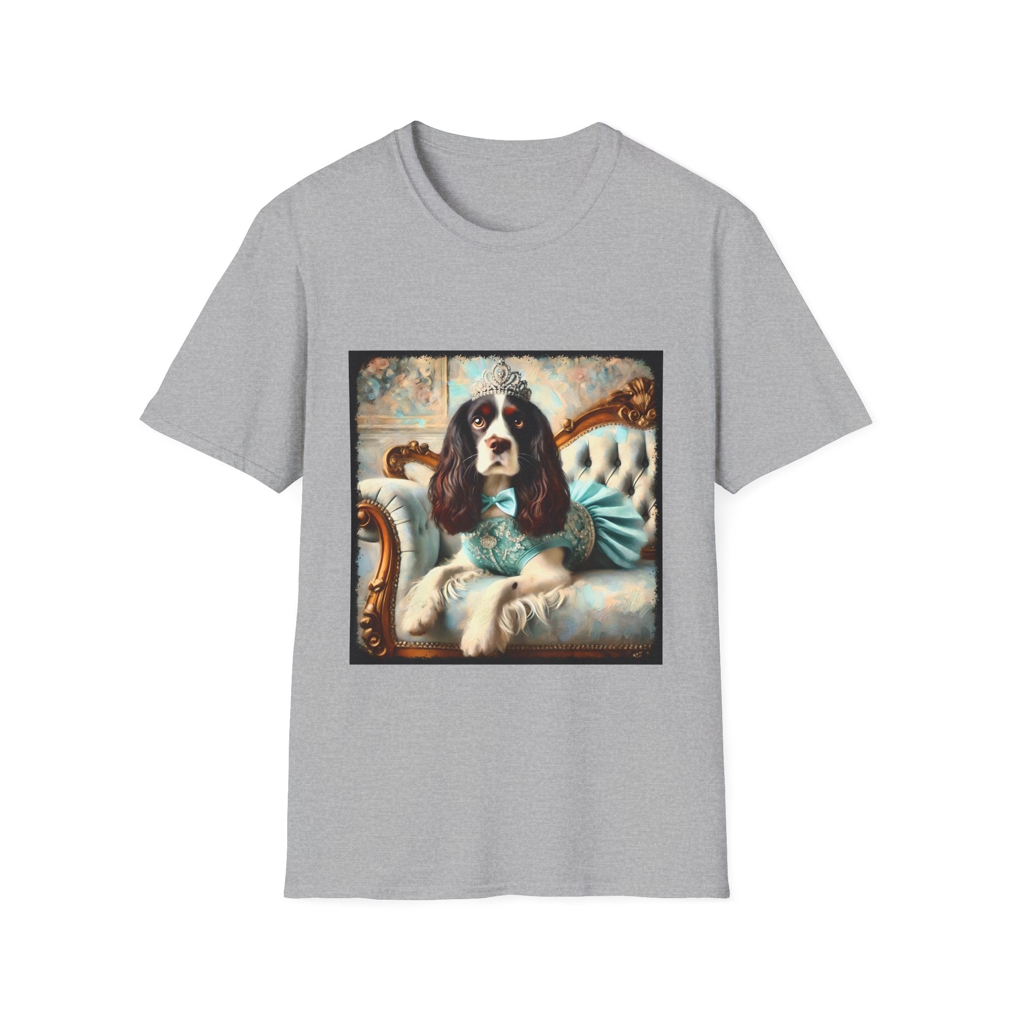 English Springer Spaniel Teal Princess Classic | Unisex Dog T-Shirt