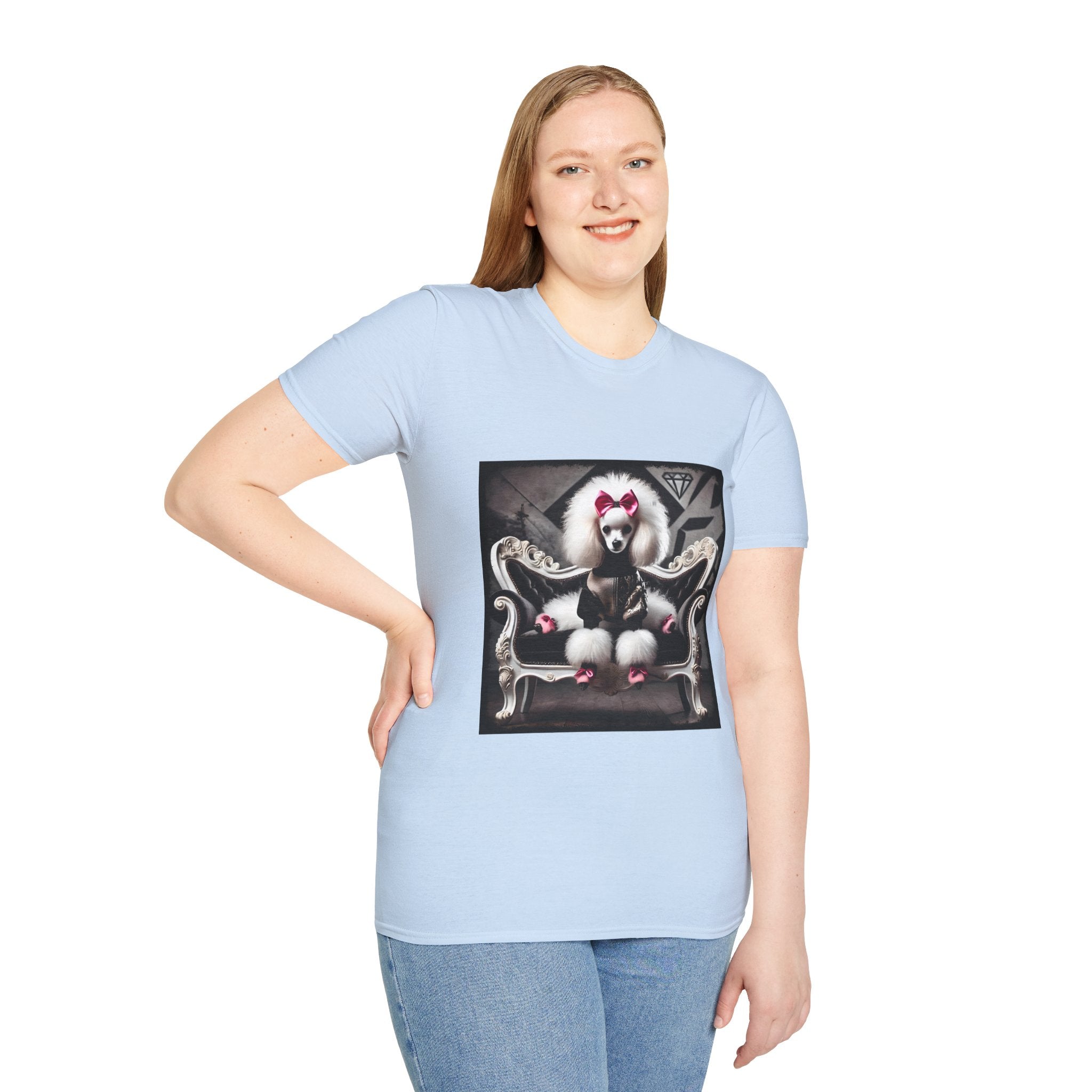 Poodle High Fashion Diva | Unisex Dog T-Shirt