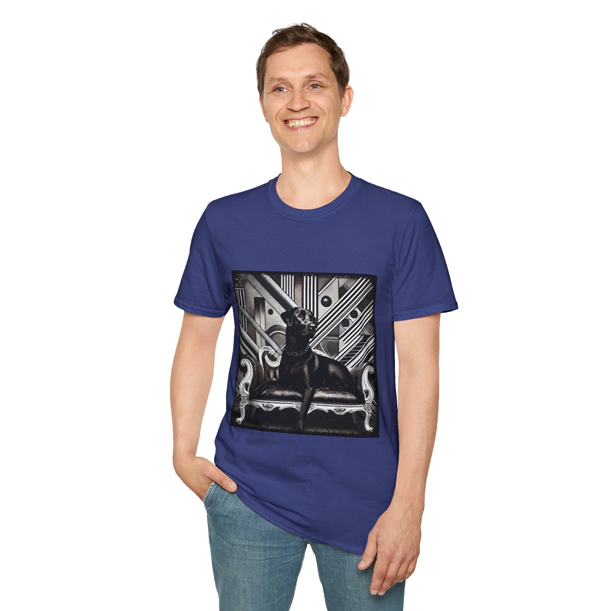 Labrador Retriever B&W Rebel | Unisex Dog T-Shirt
