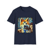 Akita Shirt | Bold Gentleman Swirl Dog Lover Tee
