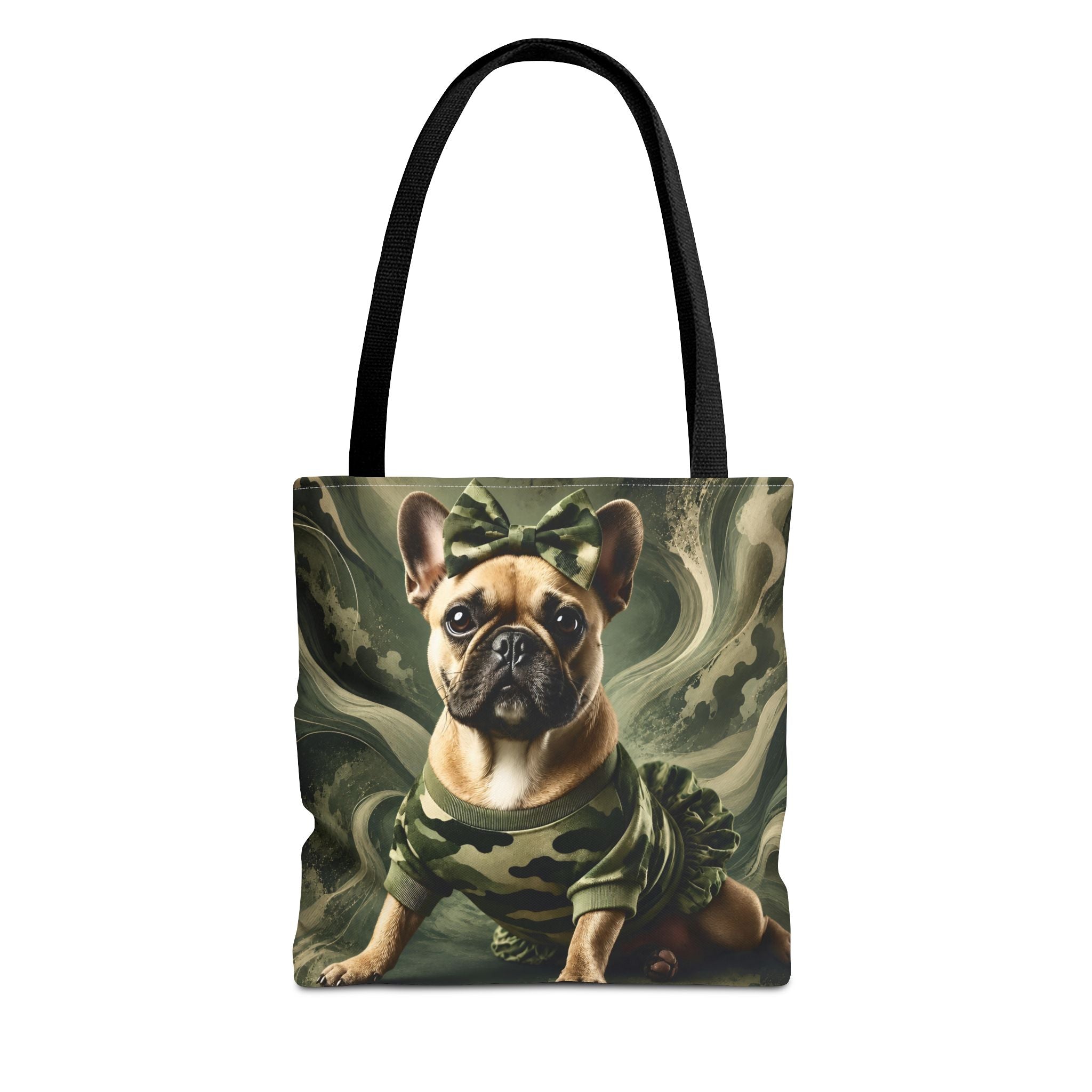 French Bulldog Tote Bag | French Camo Dog Lover Gift